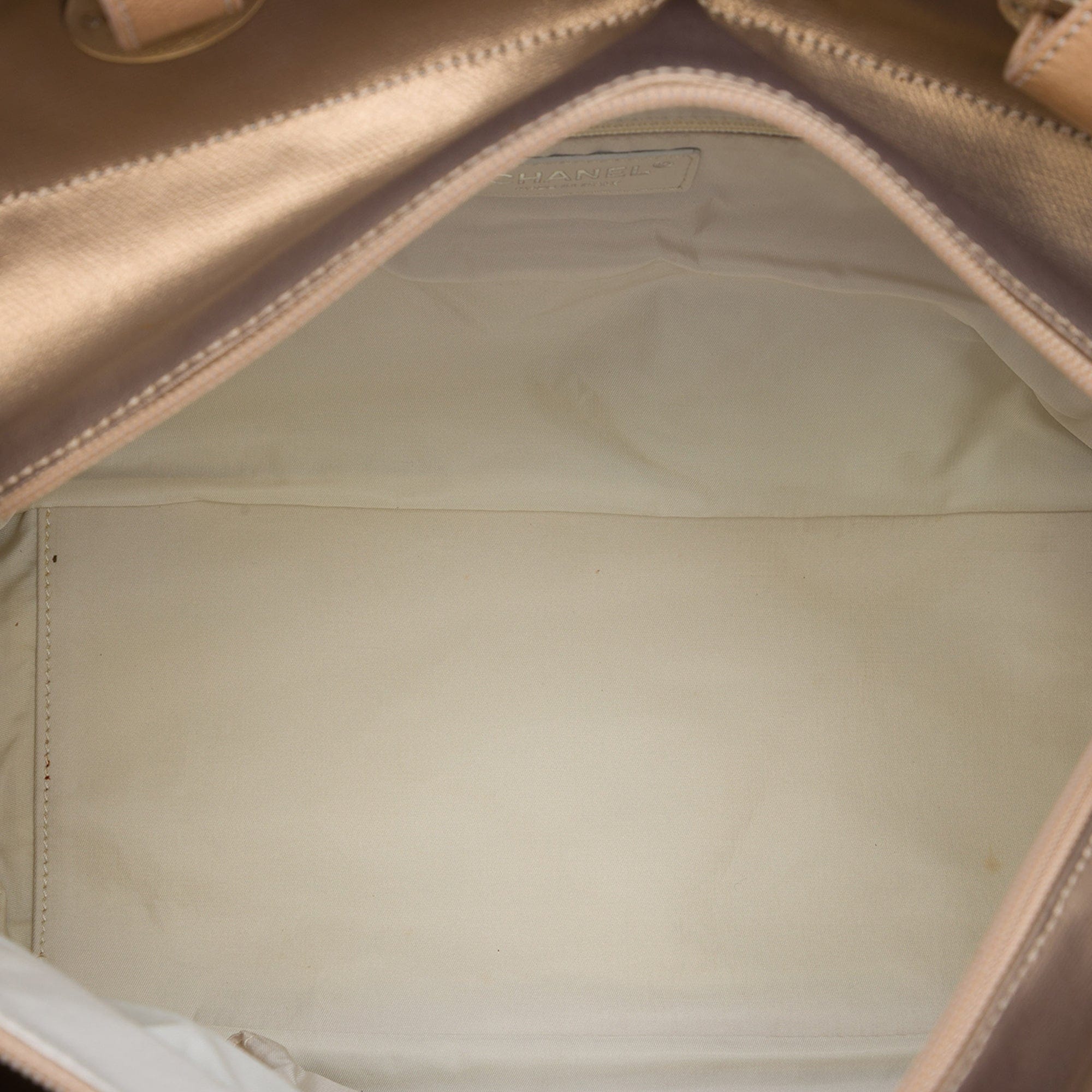 Chanel Large Quilted Coated Canvas Paris Biarritz Tote