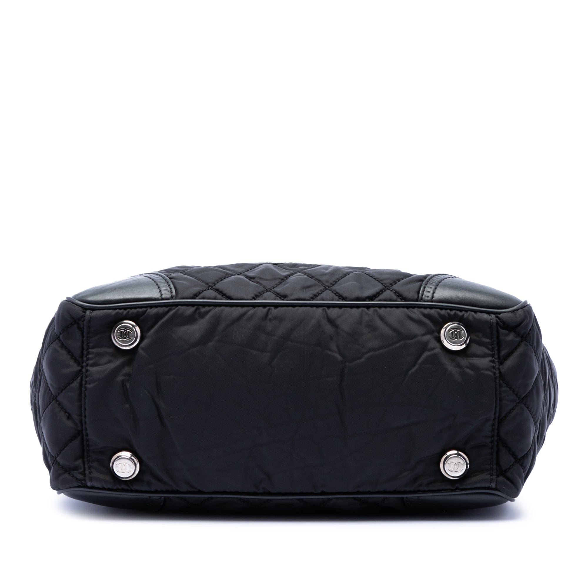 Chanel Paris New York Quilted Nylon Tote