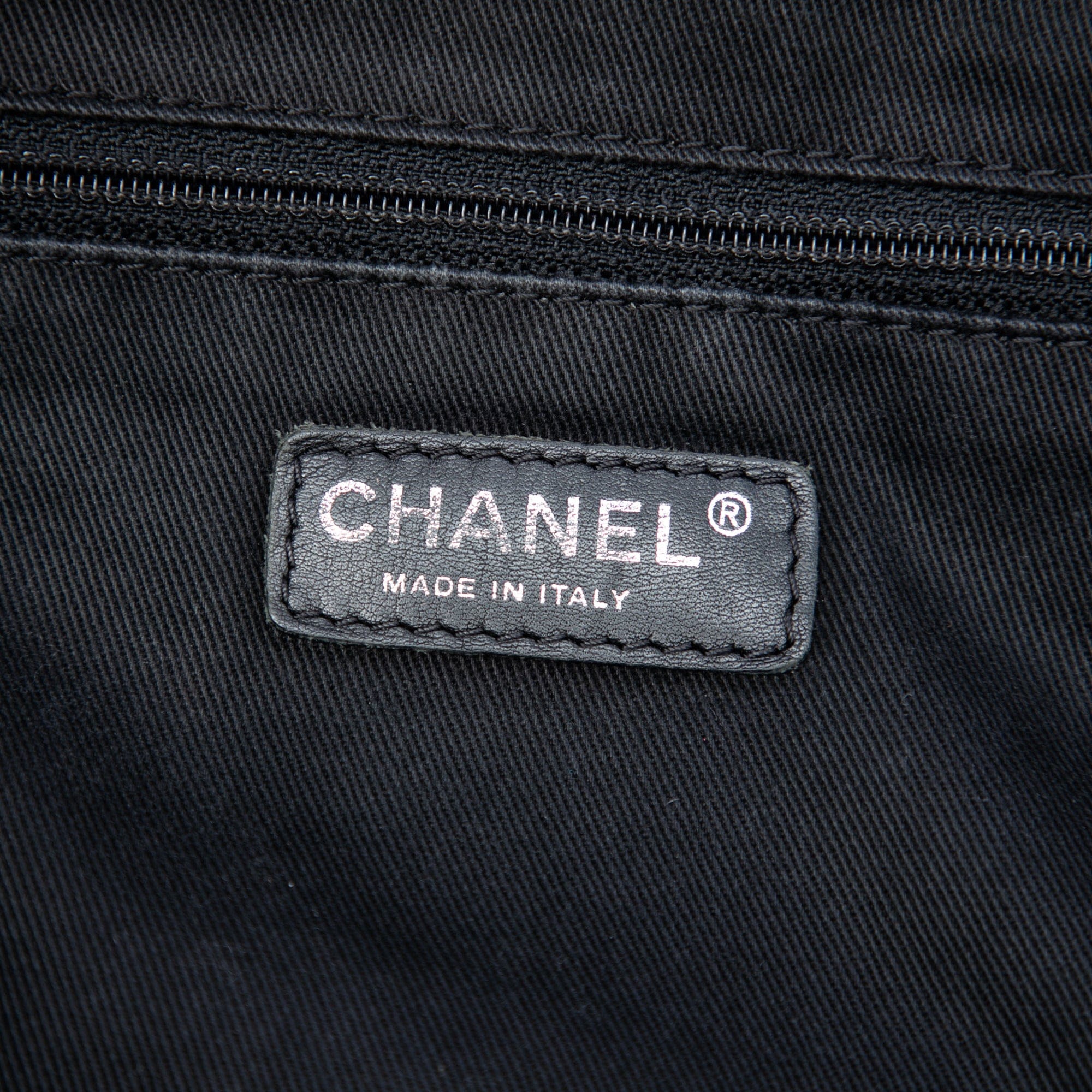 Chanel Paris New York Quilted Nylon Tote