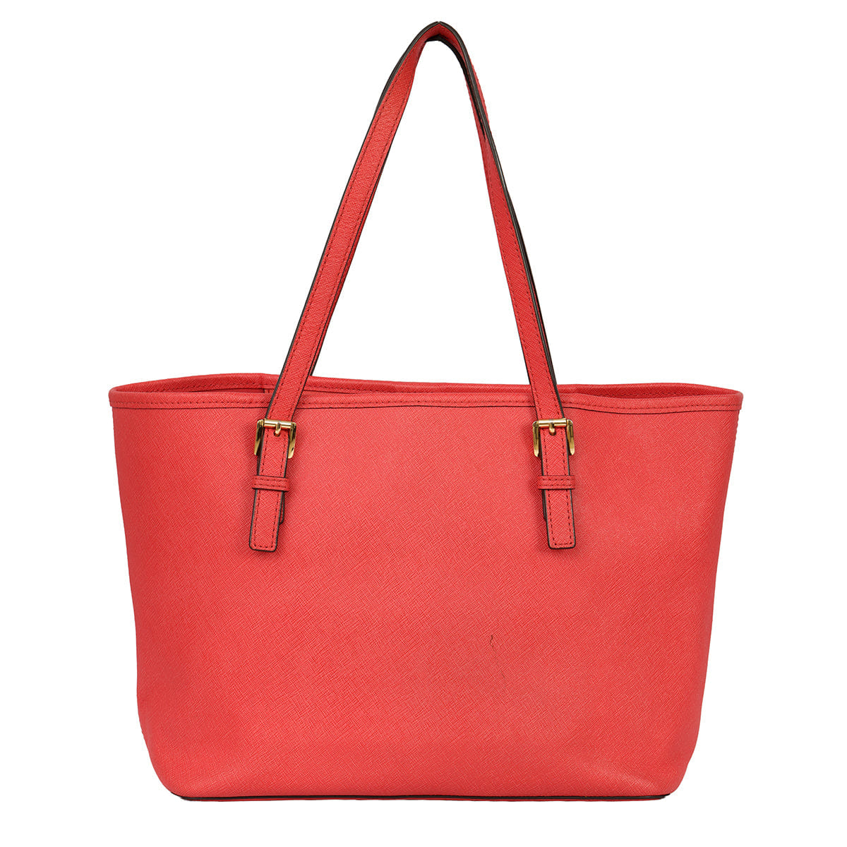 MICHAEL KORS JET SET TRAVEL SAFFIANO LEATHER TOTE BAG