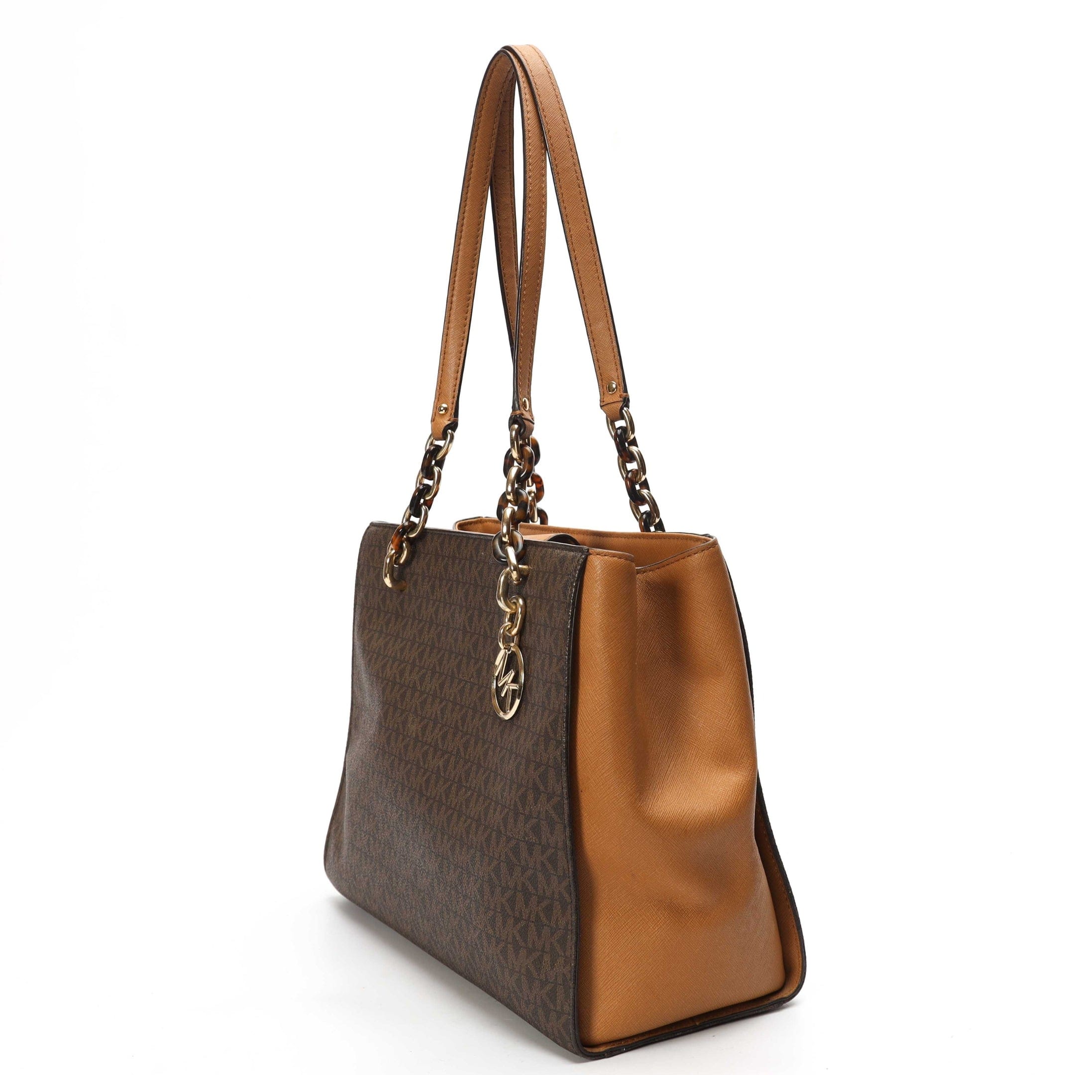 Michael Kors Sofia Brown Logo Tote