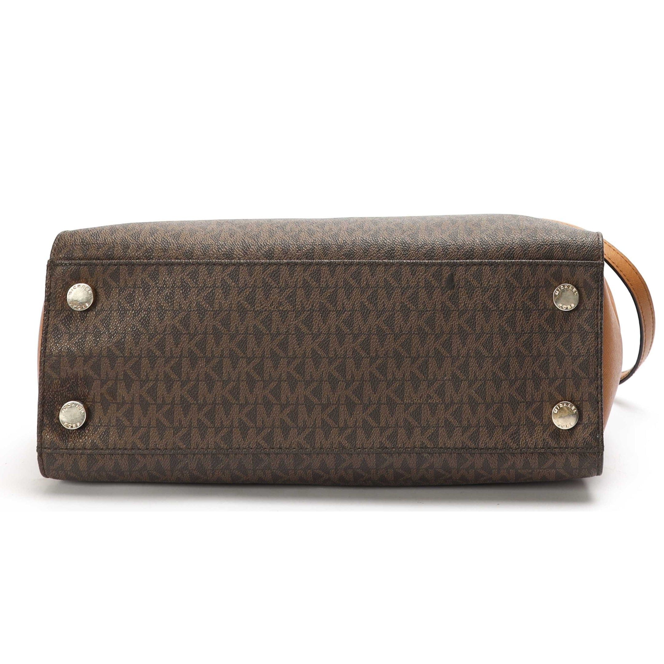 Michael Kors Sofia Brown Logo Tote