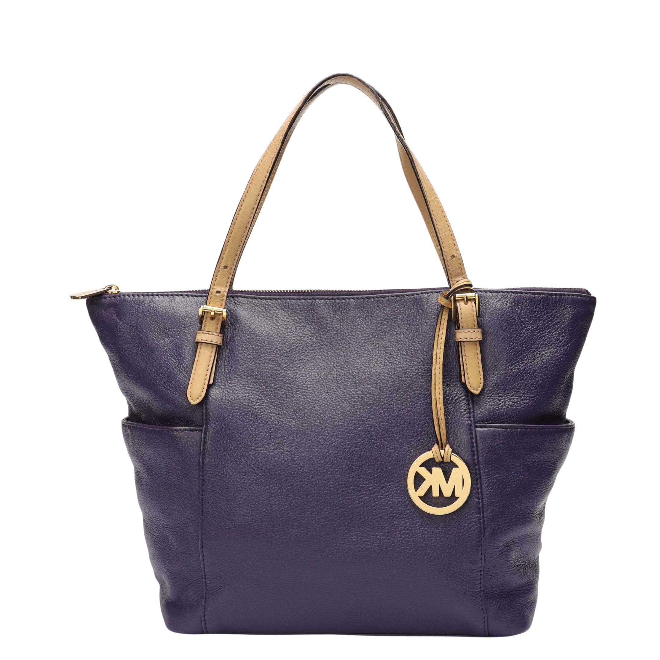Michael Kors Violet Top Zip Jet Set Tote