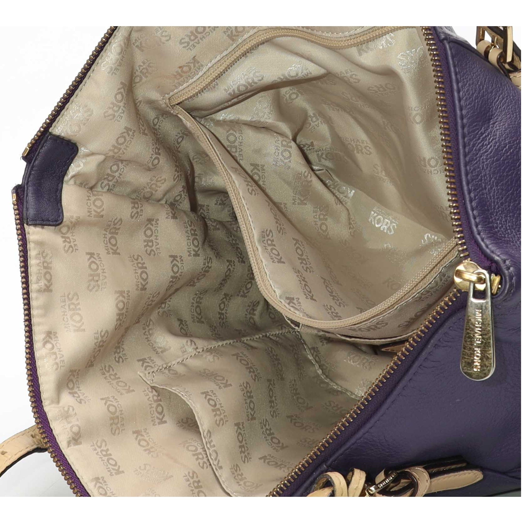 Michael Kors Violet Top Zip Jet Set Tote
