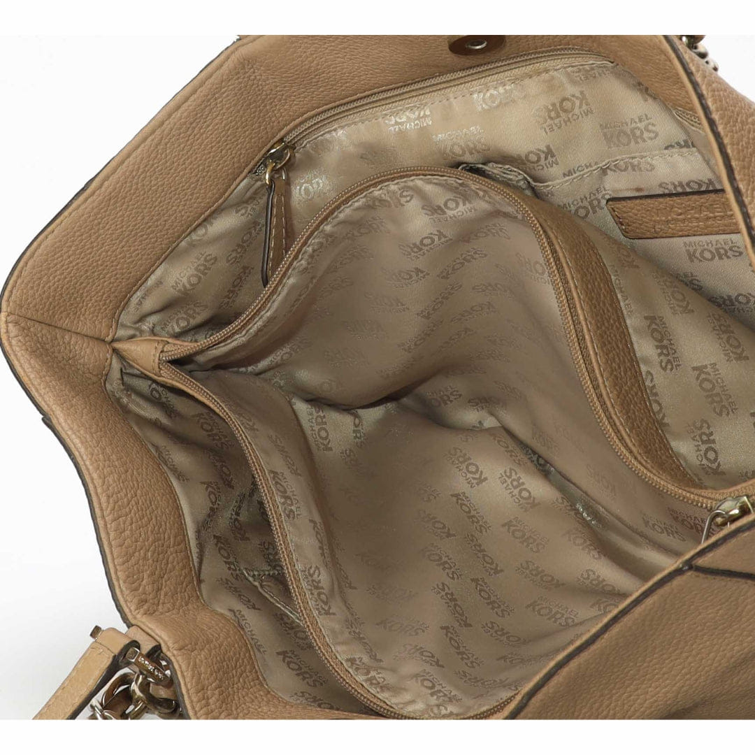 Michael Kors Beige Harper Chain Tote