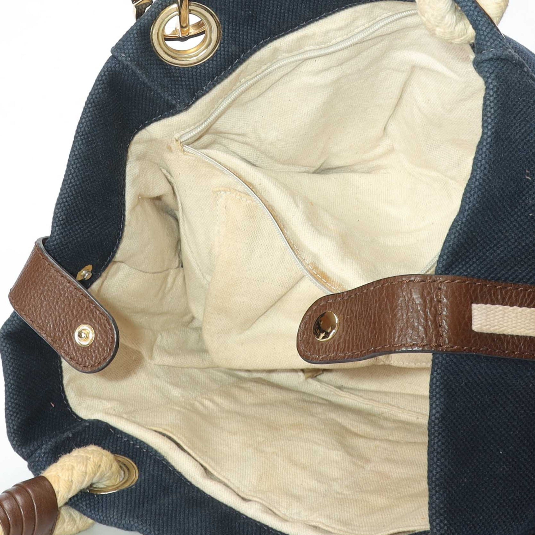 Michael Kors Navy Blue Marina Anchor Grab Tote