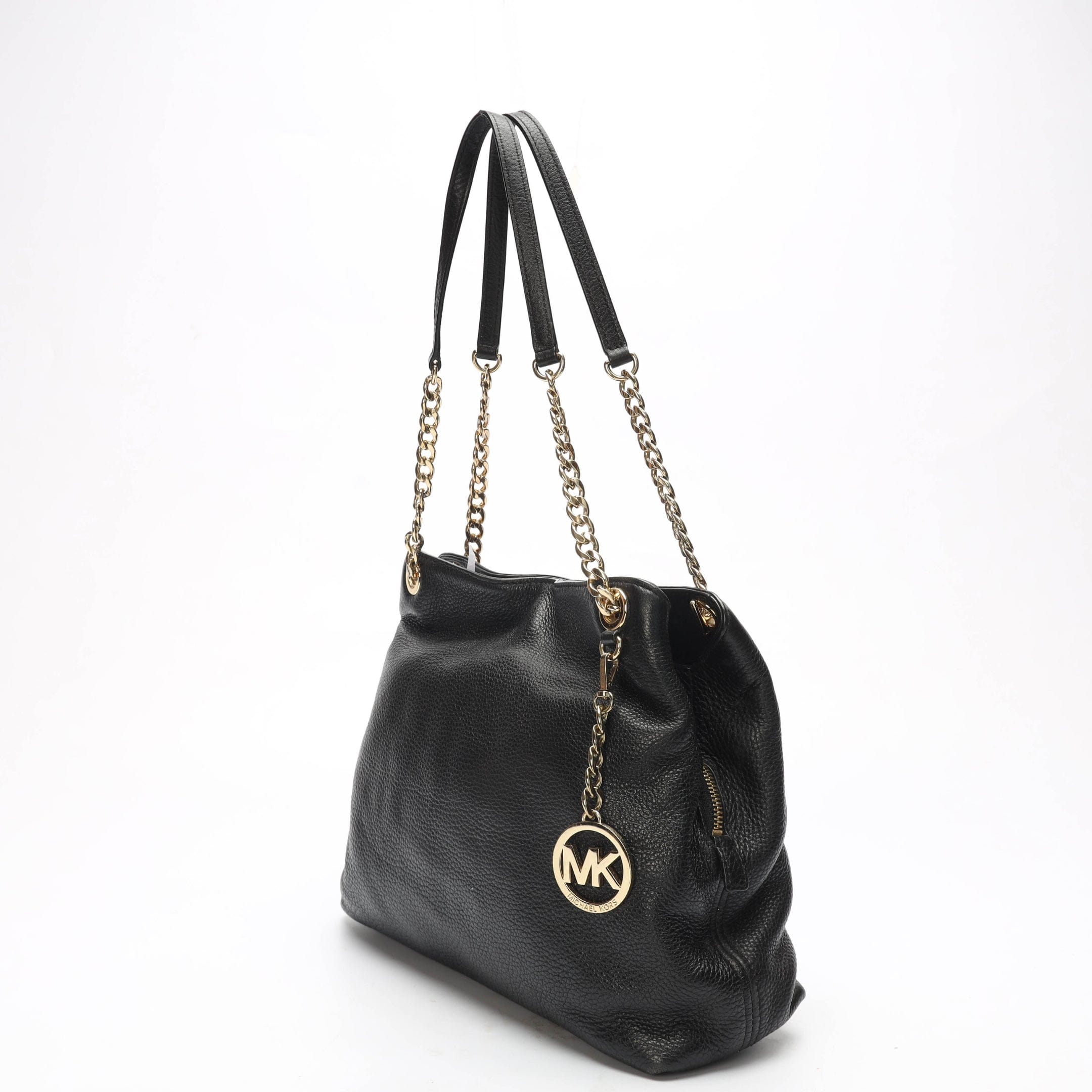 Michael Kors Jet Set Black Chain Tote