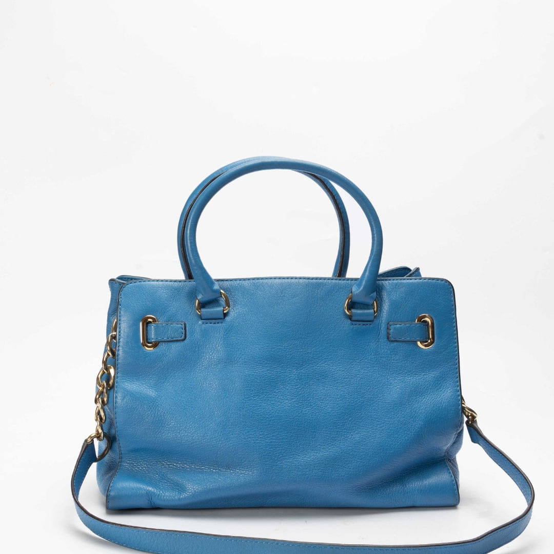 Michael Kors Blue Hamilton Large Convertible Tote