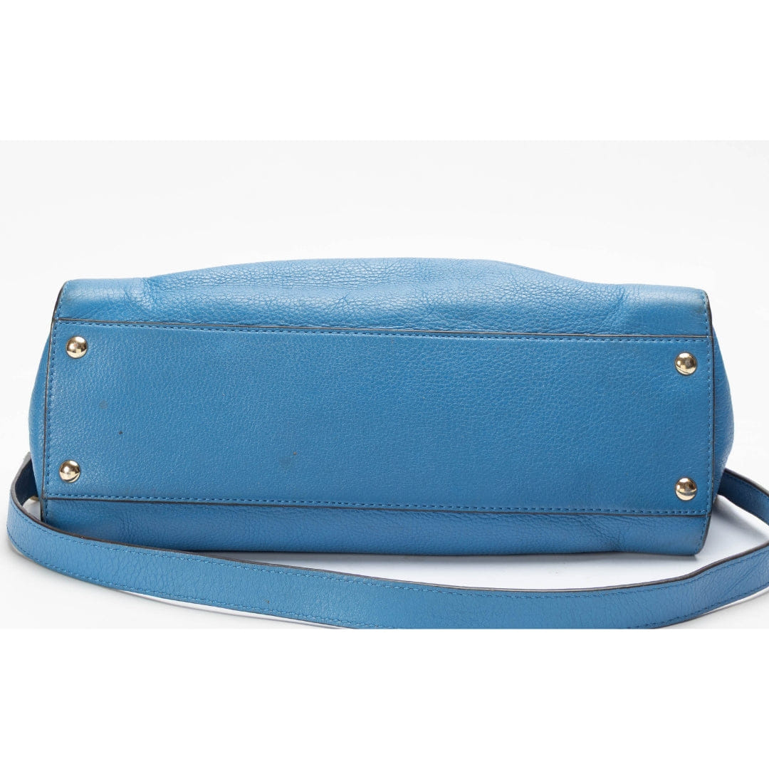 Michael Kors Blue Hamilton Large Convertible Tote