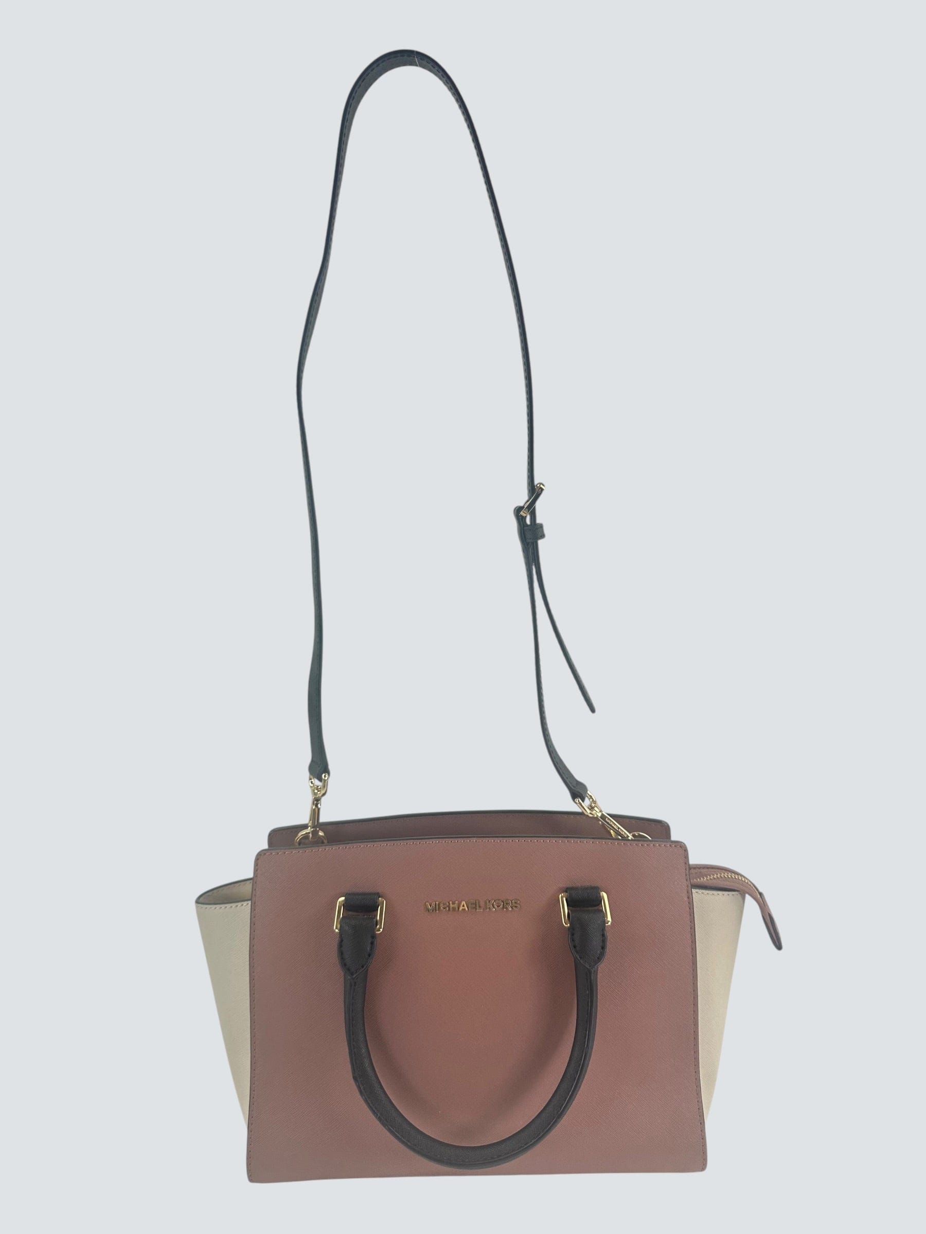 Michael Kors Two Tone Leather Selma Tote
