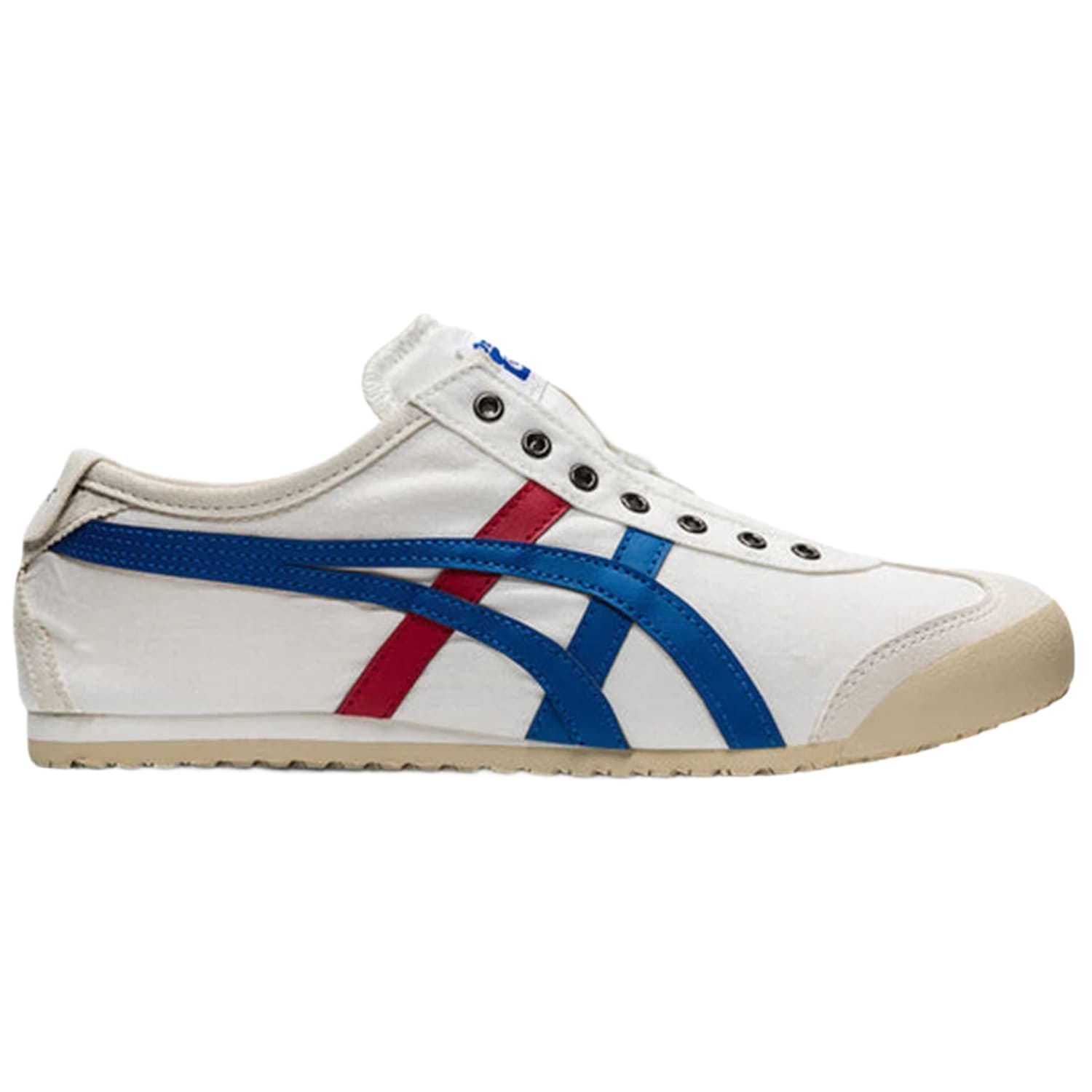 ASICS Onitsuka Tiger Mexico 66 Slip - On White Blue Red