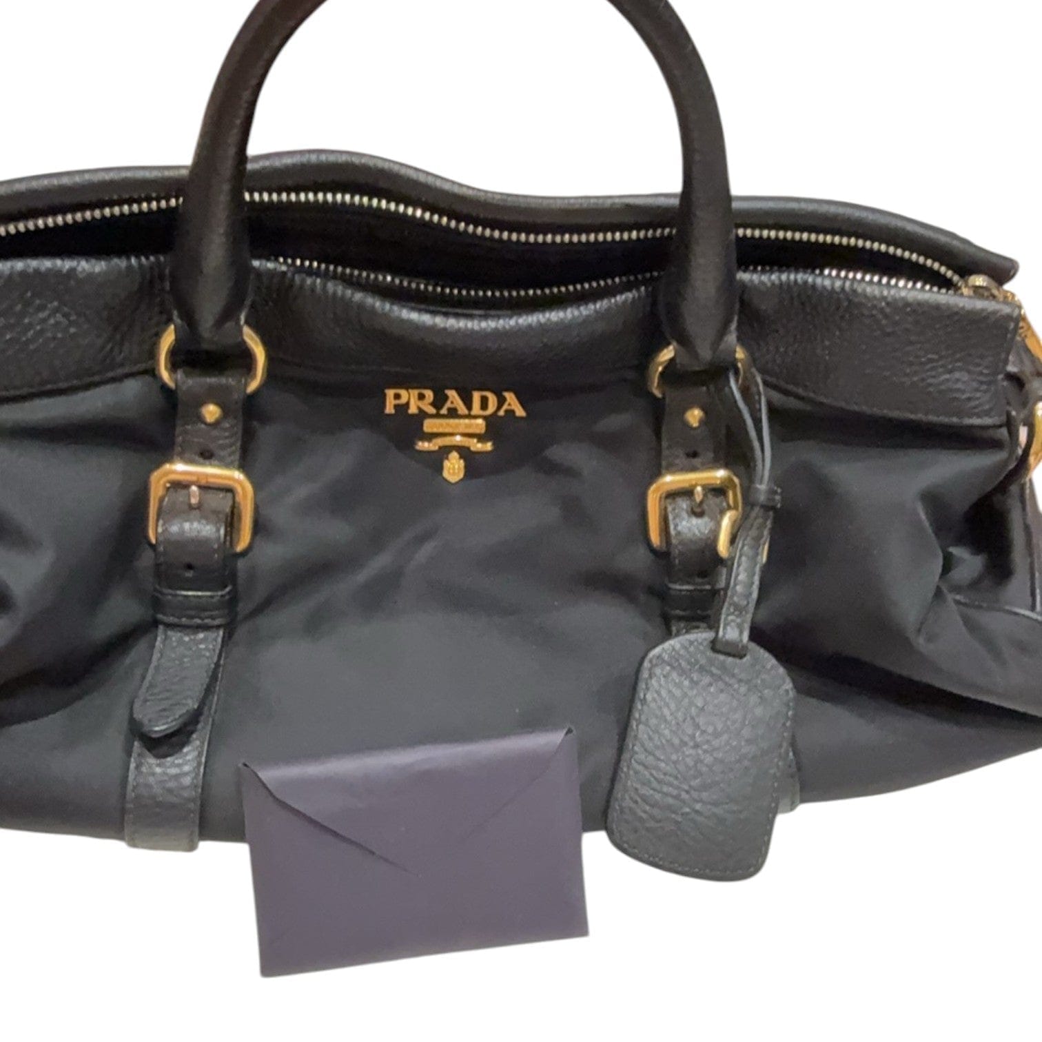 Prada Black Nylon Tote Bag