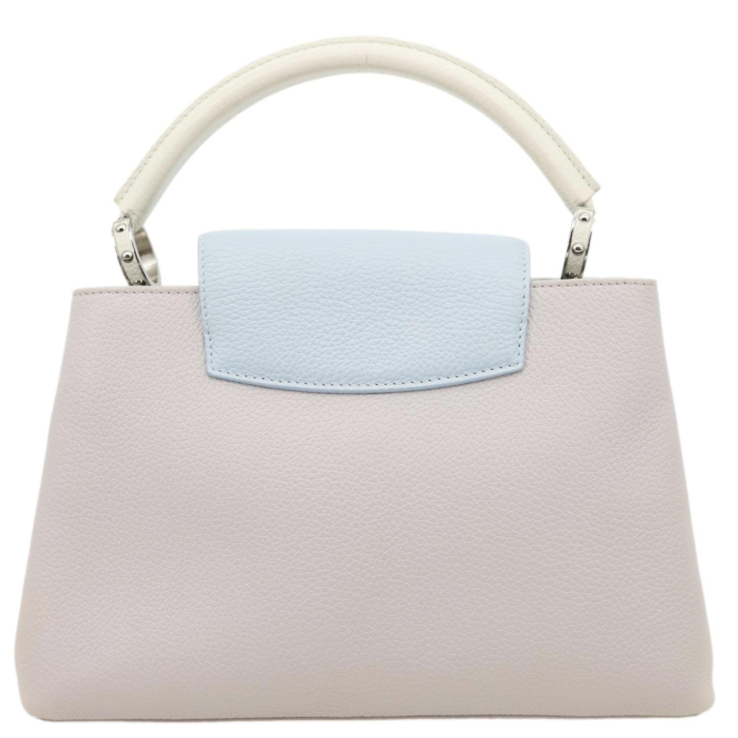 LOUIS VUITTON Capucines PM Taurillon Leather Crossbody Bag Tricolor