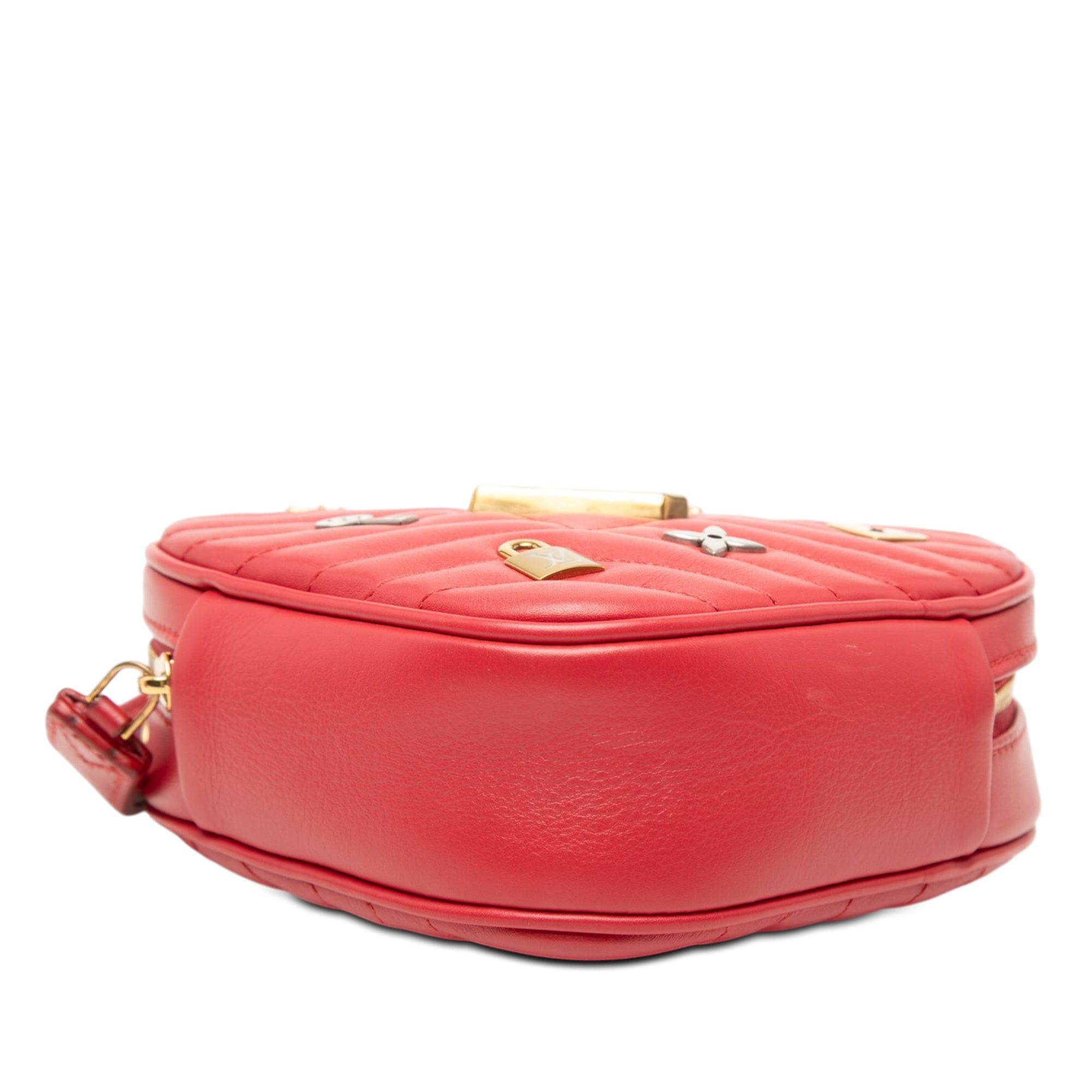 Louis Vuitton Calfskin Embellished New Wave Love Lock Crossbody