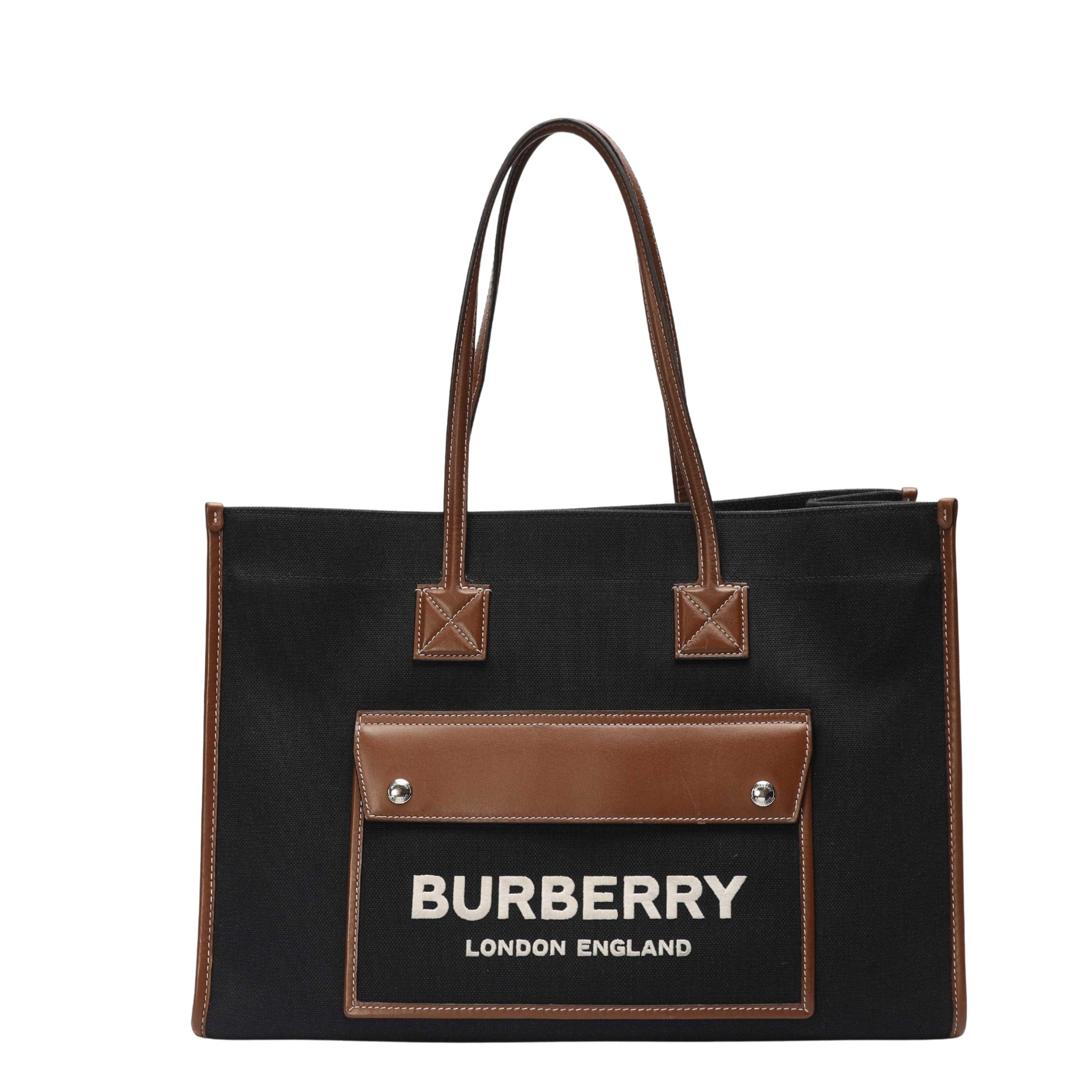 Burberry Freya Large Black Tote