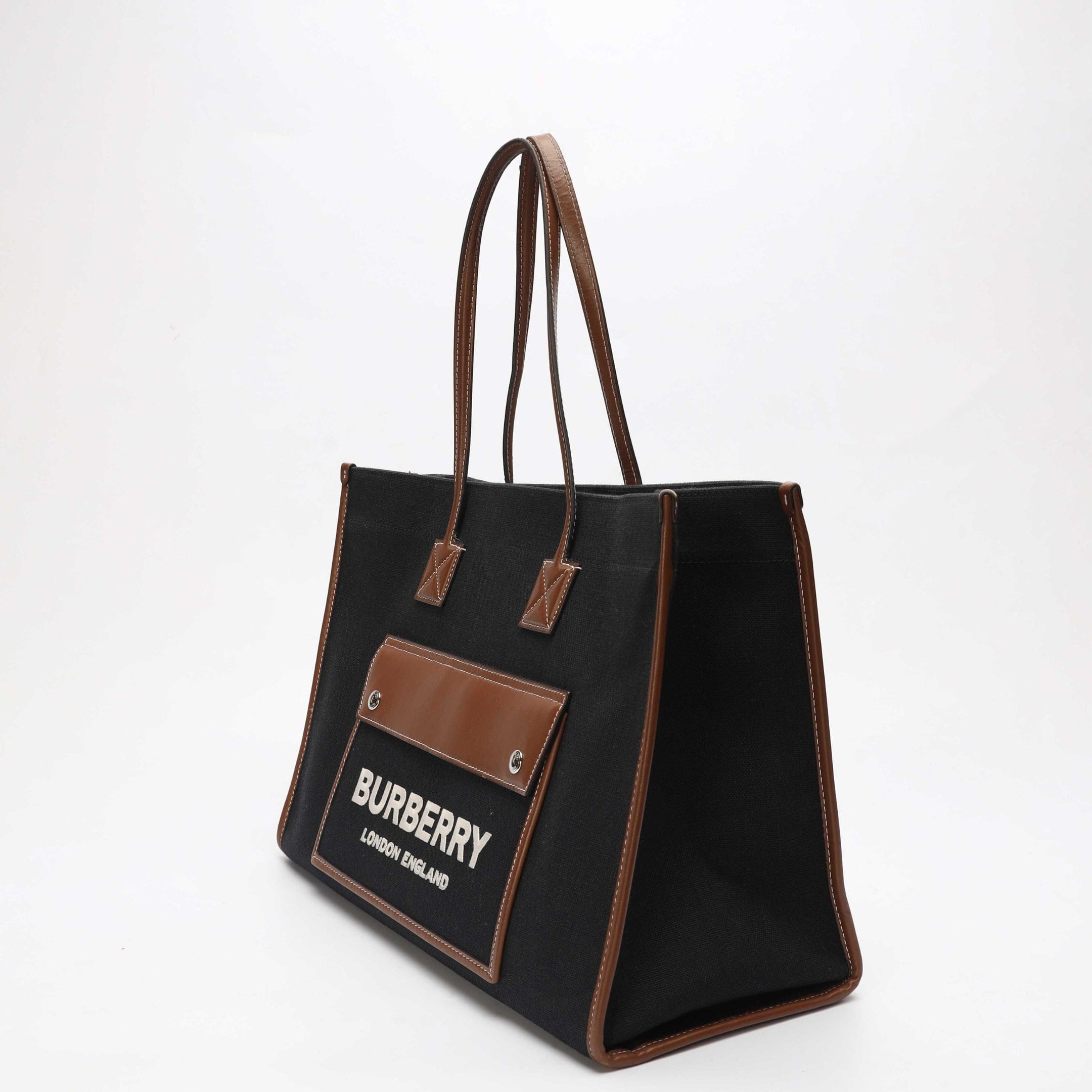 Burberry Freya Large Black Tote