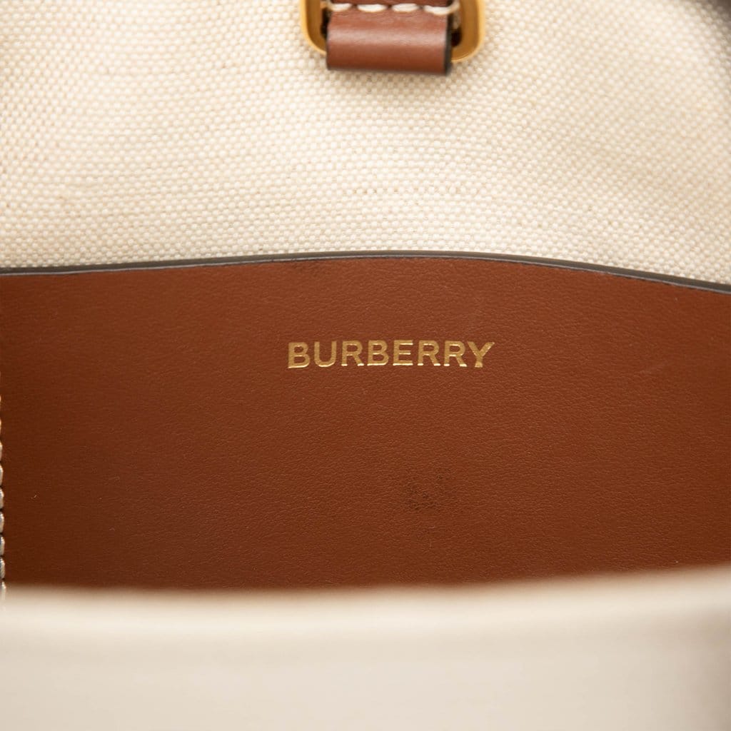 Burberry Mini Canvas Freya Tote