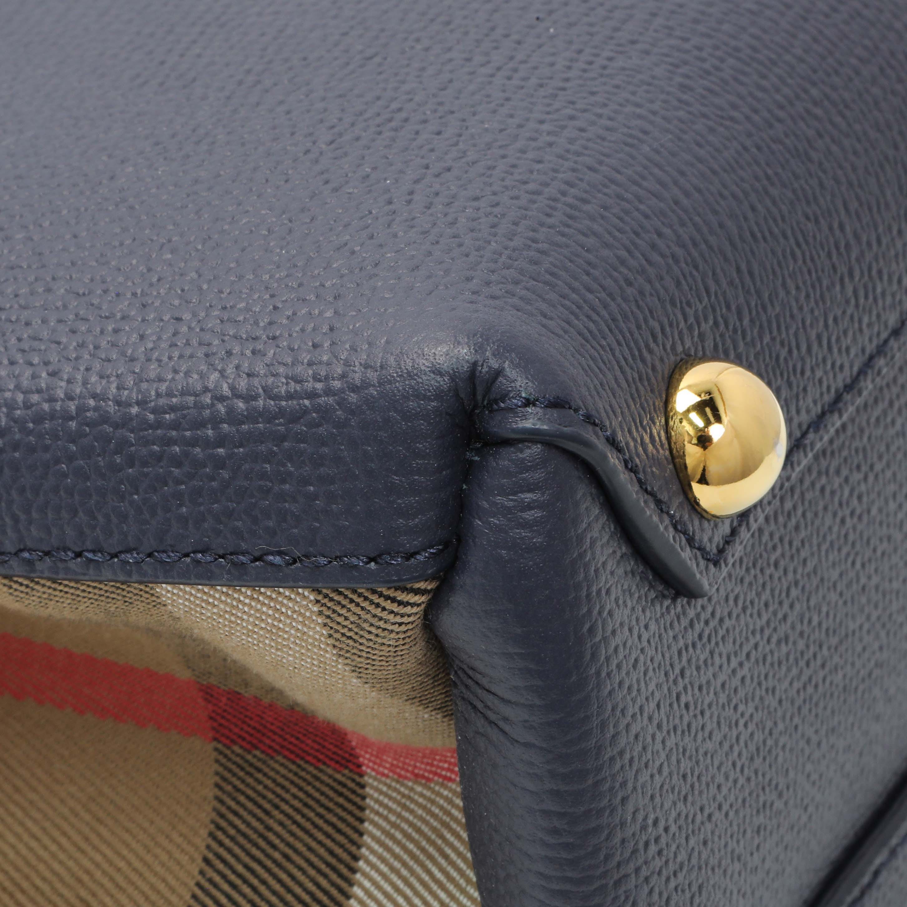Burberry Regency Blue Small Banner Tote