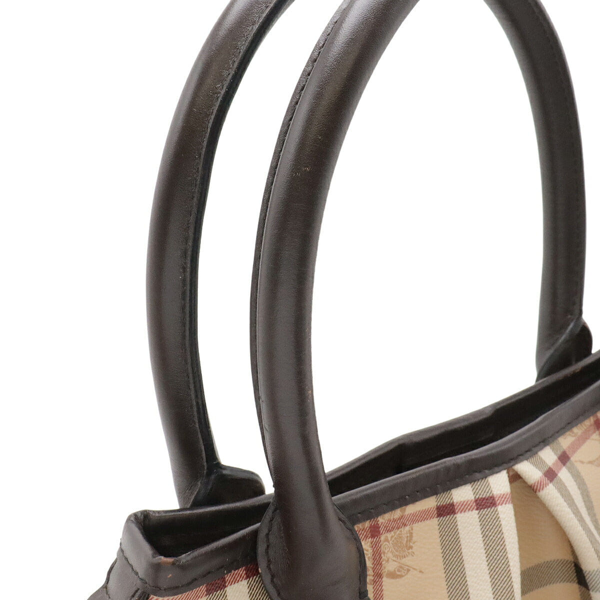 Burberry Nova Check 2WAY Tote Bag PVC Leather