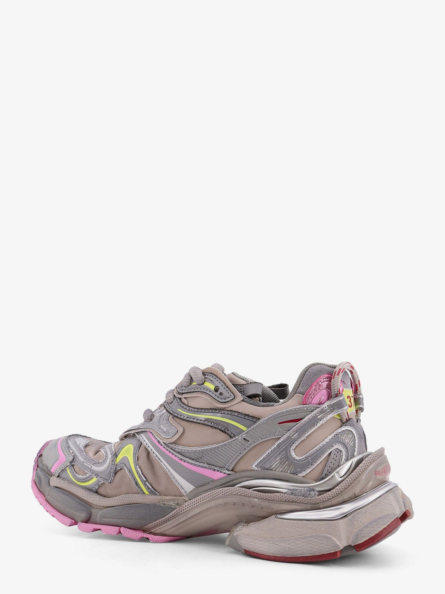 Balenciaga Runner 2 nylon low - top sneakers with leather inserts