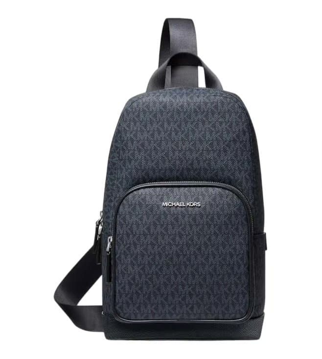 MICHAEL KORS DARK BLUE COOPER LARGE CROSSBODY BAG
