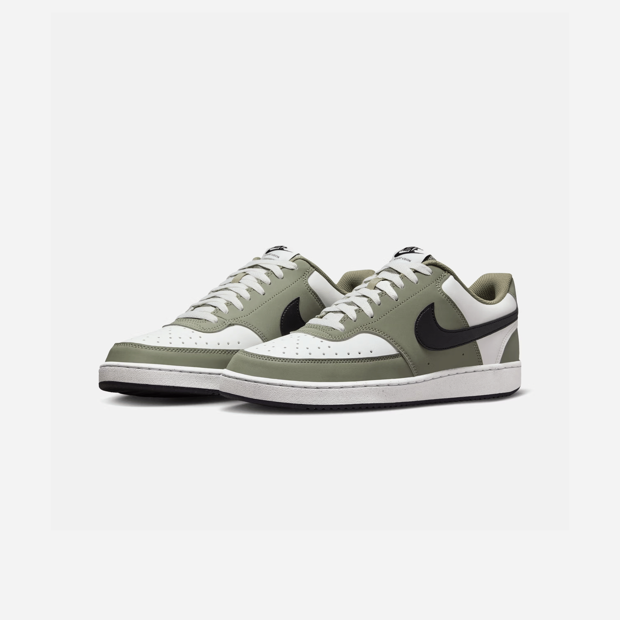 Nike Court Vision Low Summit White Silver Sage Black