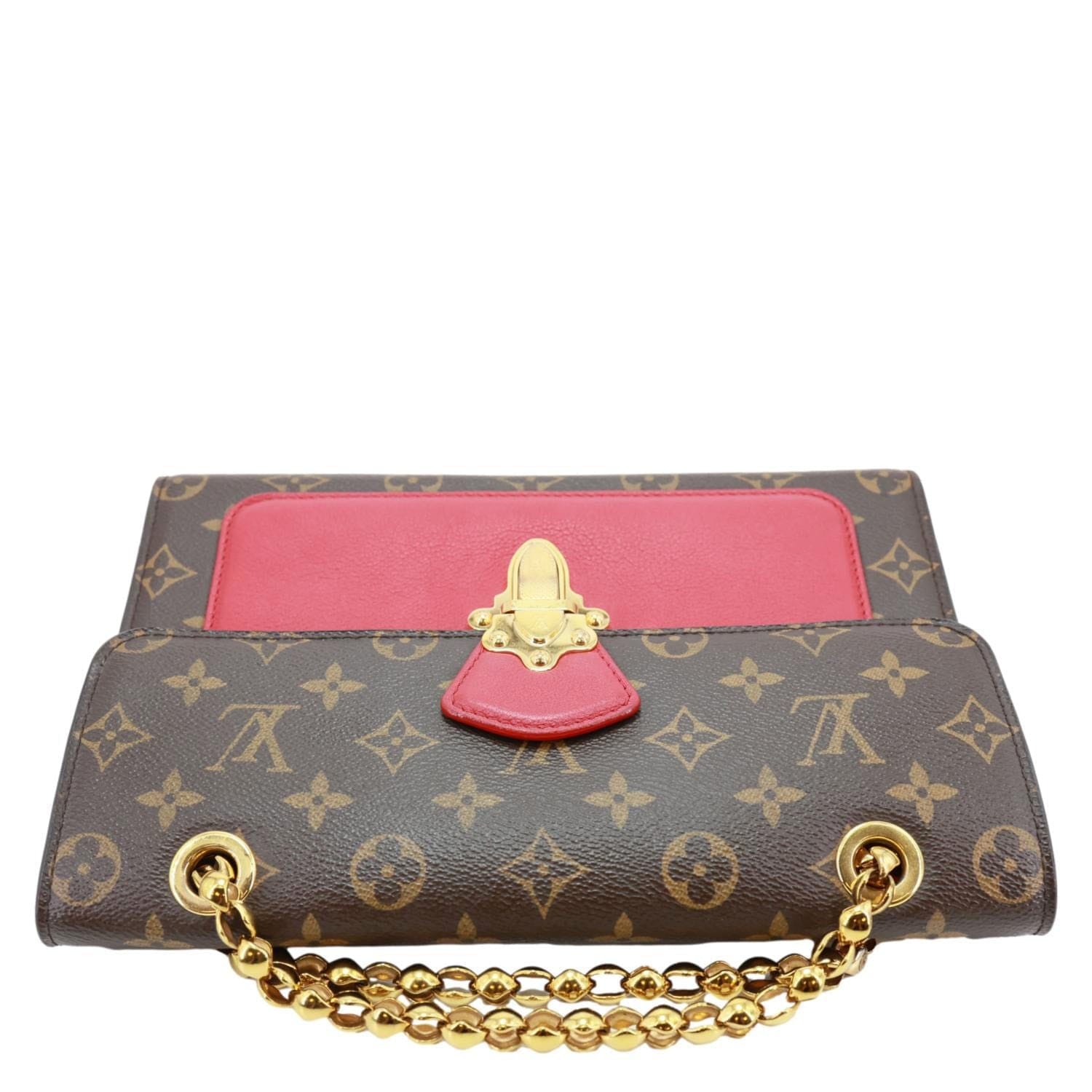 LOUIS VUITTON Victoire Monogram Canvas Shoulder Crossbody Bag Cherry