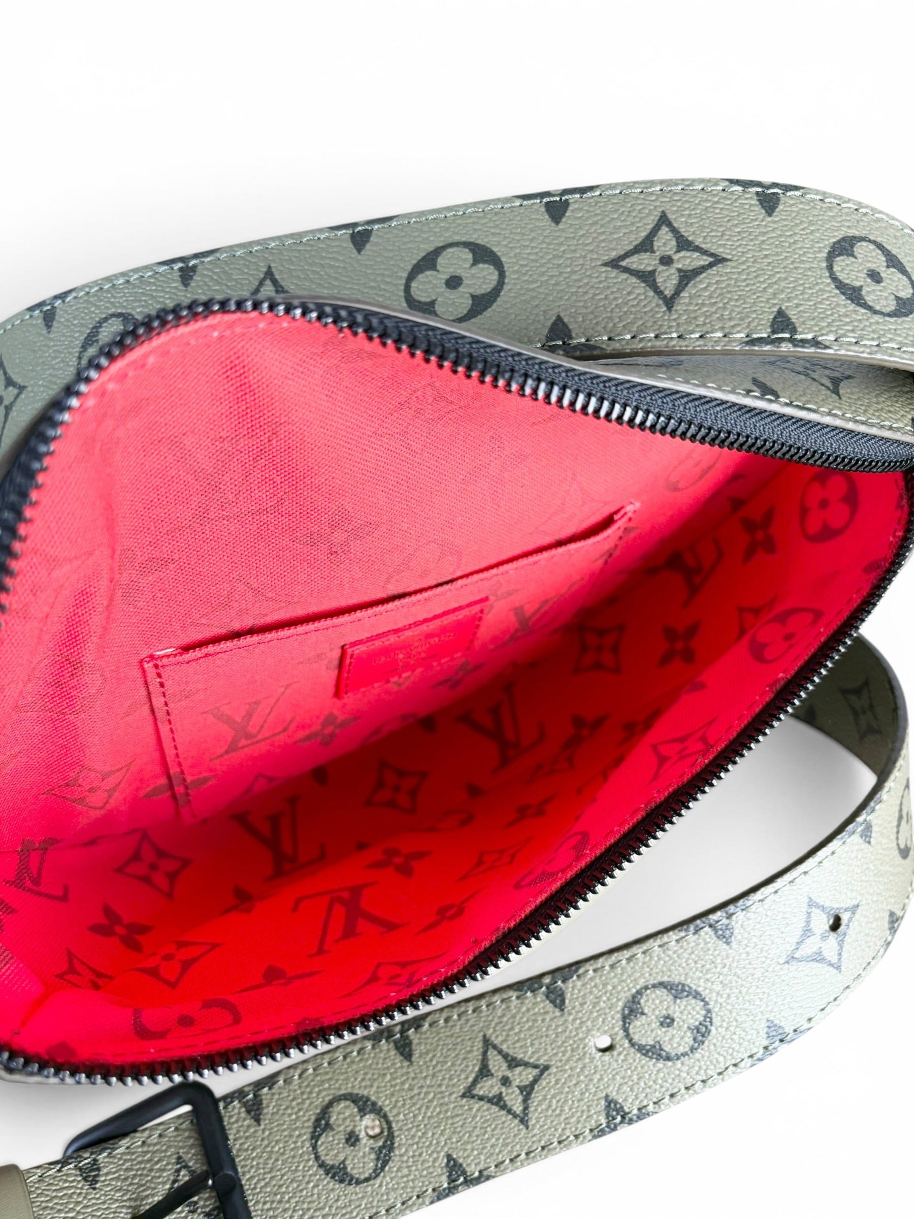 Louis Vuitton Green Khaki Monogram Canvas Moon Crossbody