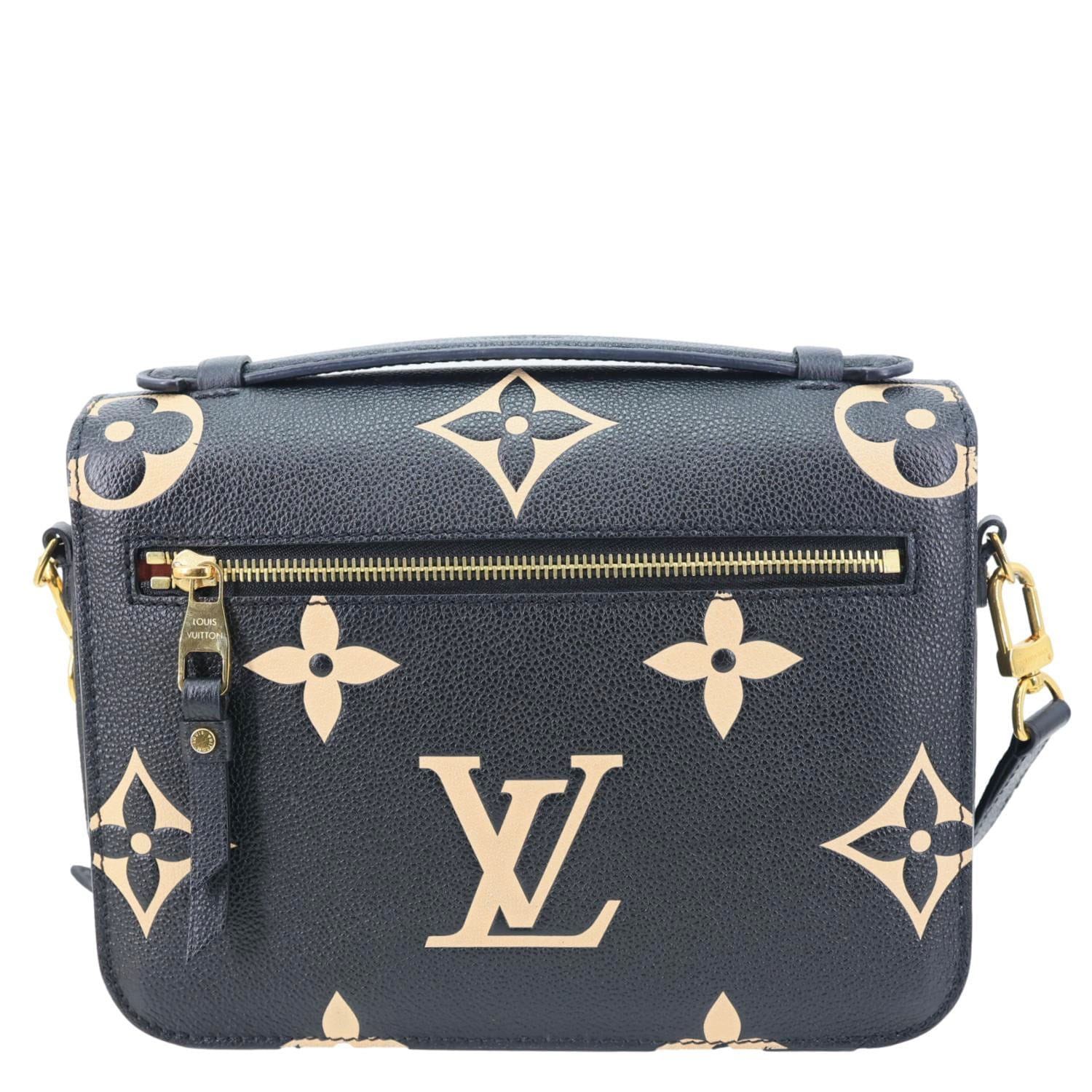 LOUIS VUITTON Metis Pochette Empreinte Leather Crossbody Bag Bicolor