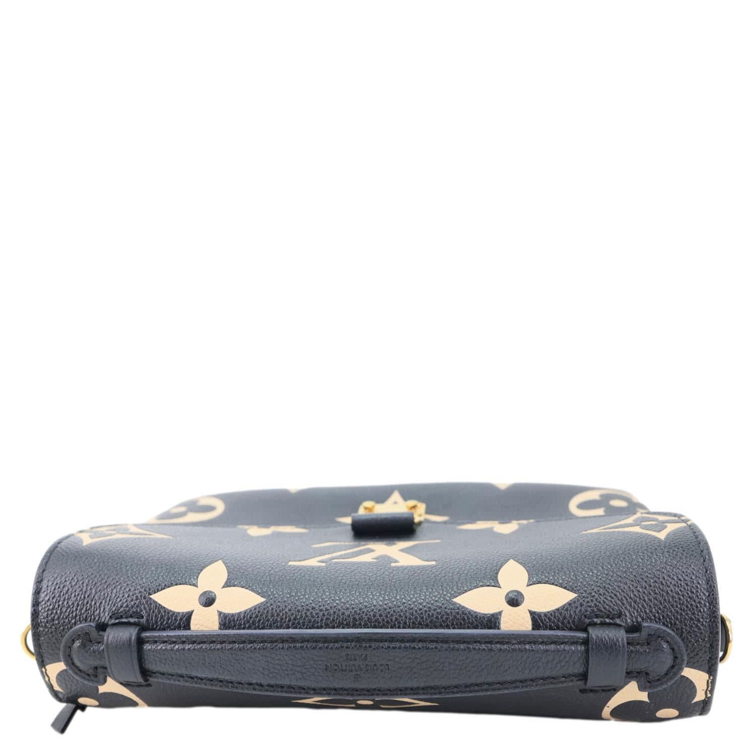 LOUIS VUITTON Metis Pochette Empreinte Leather Crossbody Bag Bicolor