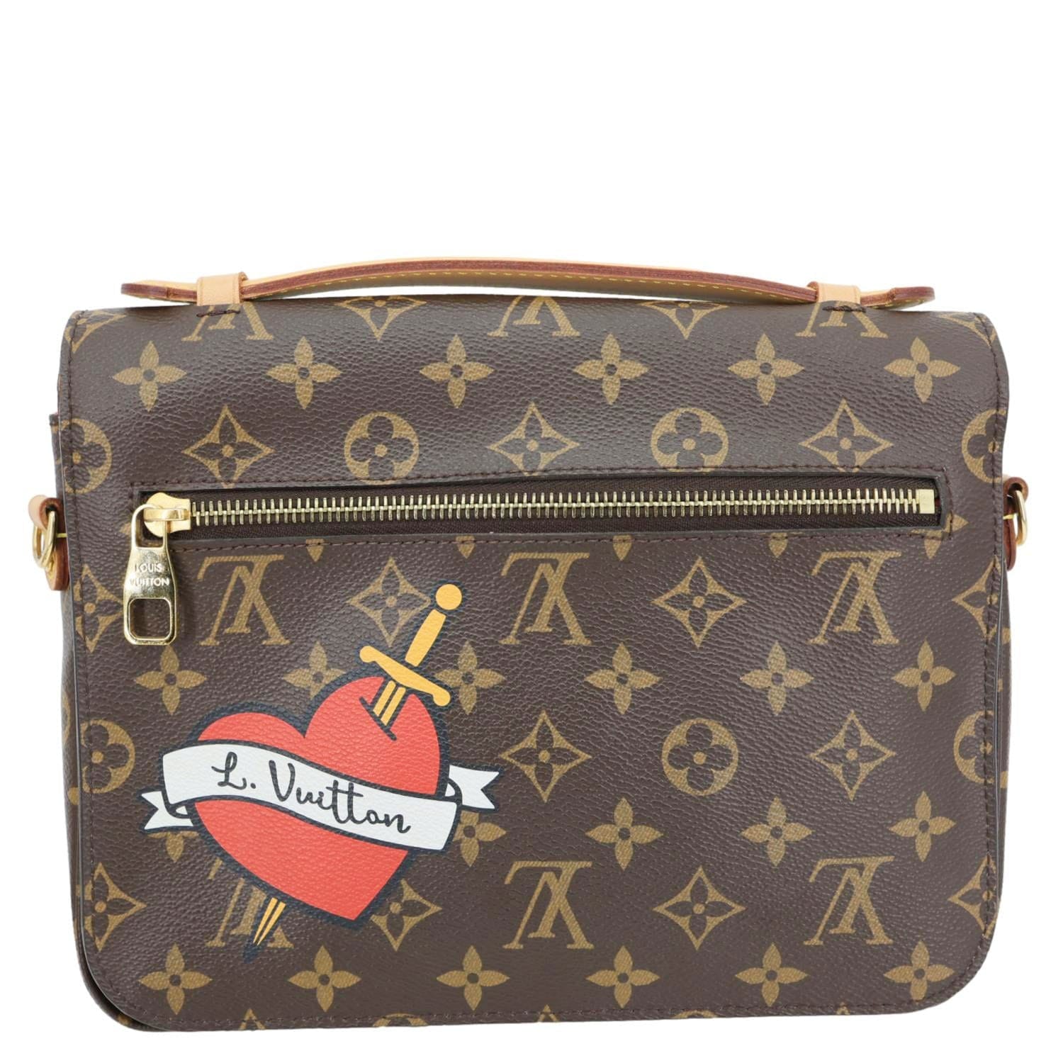 LOUIS VUITTON Metis Pochette Patches Monogram Canvas Crossbody Bag Brown