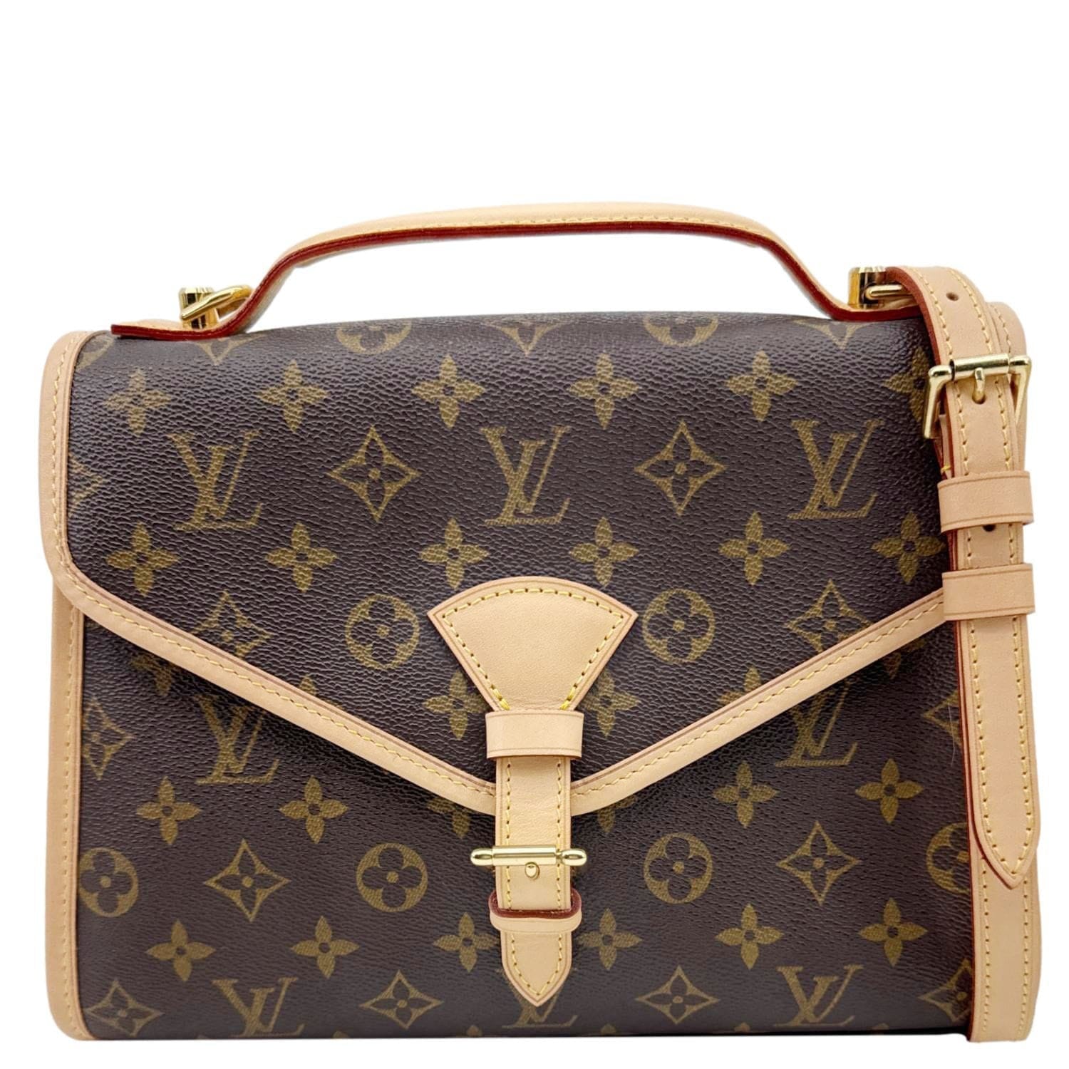 LOUIS VUITTON Monogram Bel Air Monogram Canvas Crossbody Bag Brown