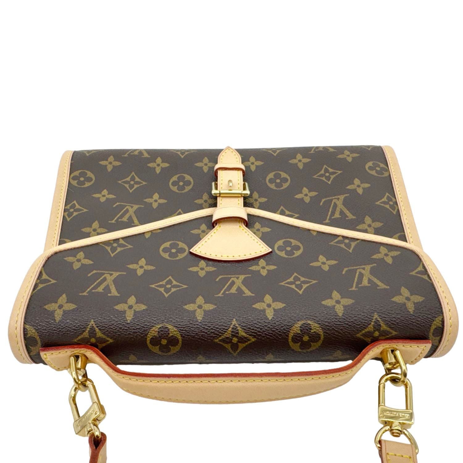 LOUIS VUITTON Monogram Bel Air Monogram Canvas Crossbody Bag Brown