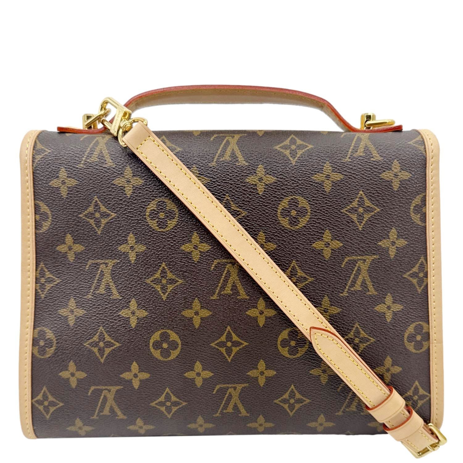 LOUIS VUITTON Monogram Bel Air Monogram Canvas Crossbody Bag Brown
