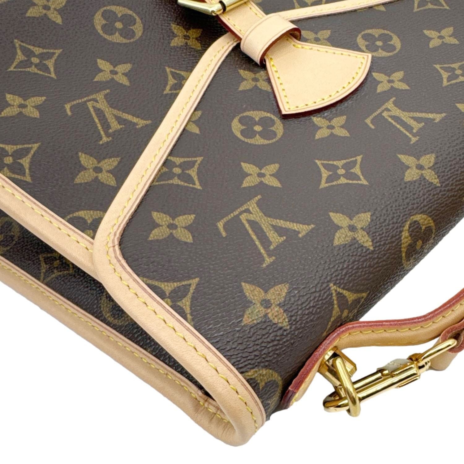 LOUIS VUITTON Monogram Bel Air Monogram Canvas Crossbody Bag Brown