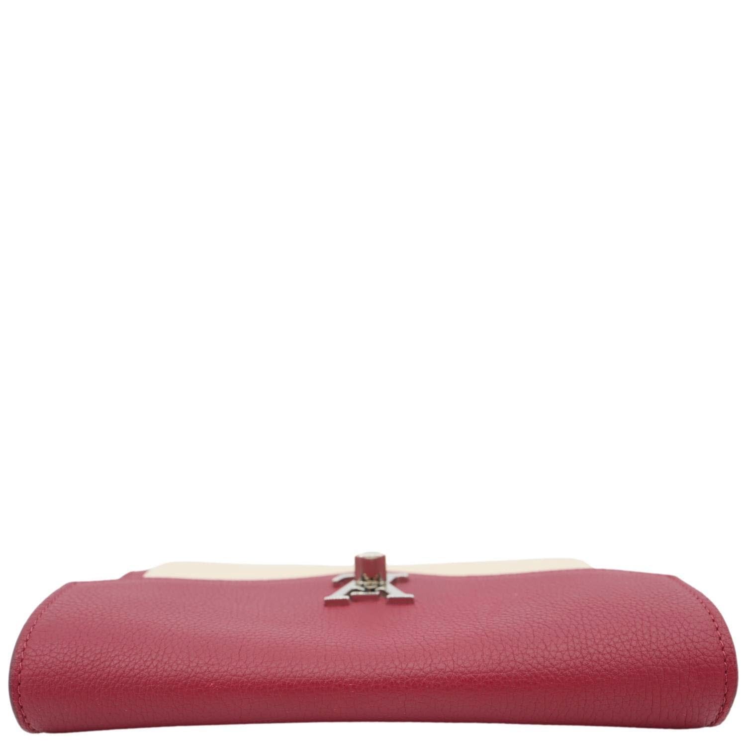 LOUIS VUITTON Mylockme Leather Chain Crossbody Bag Bicolor