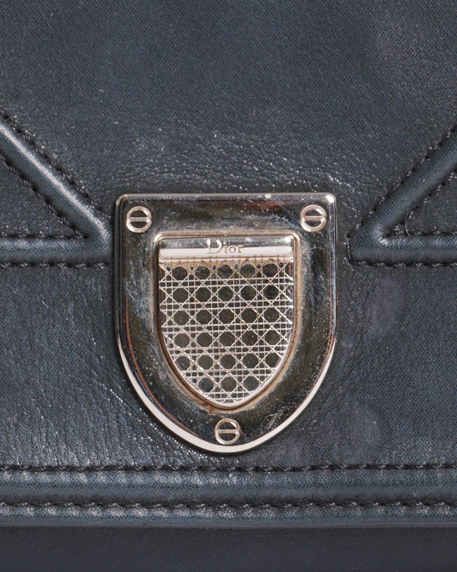 Dior Christian Dior Leather Diorama Wallet On Chain