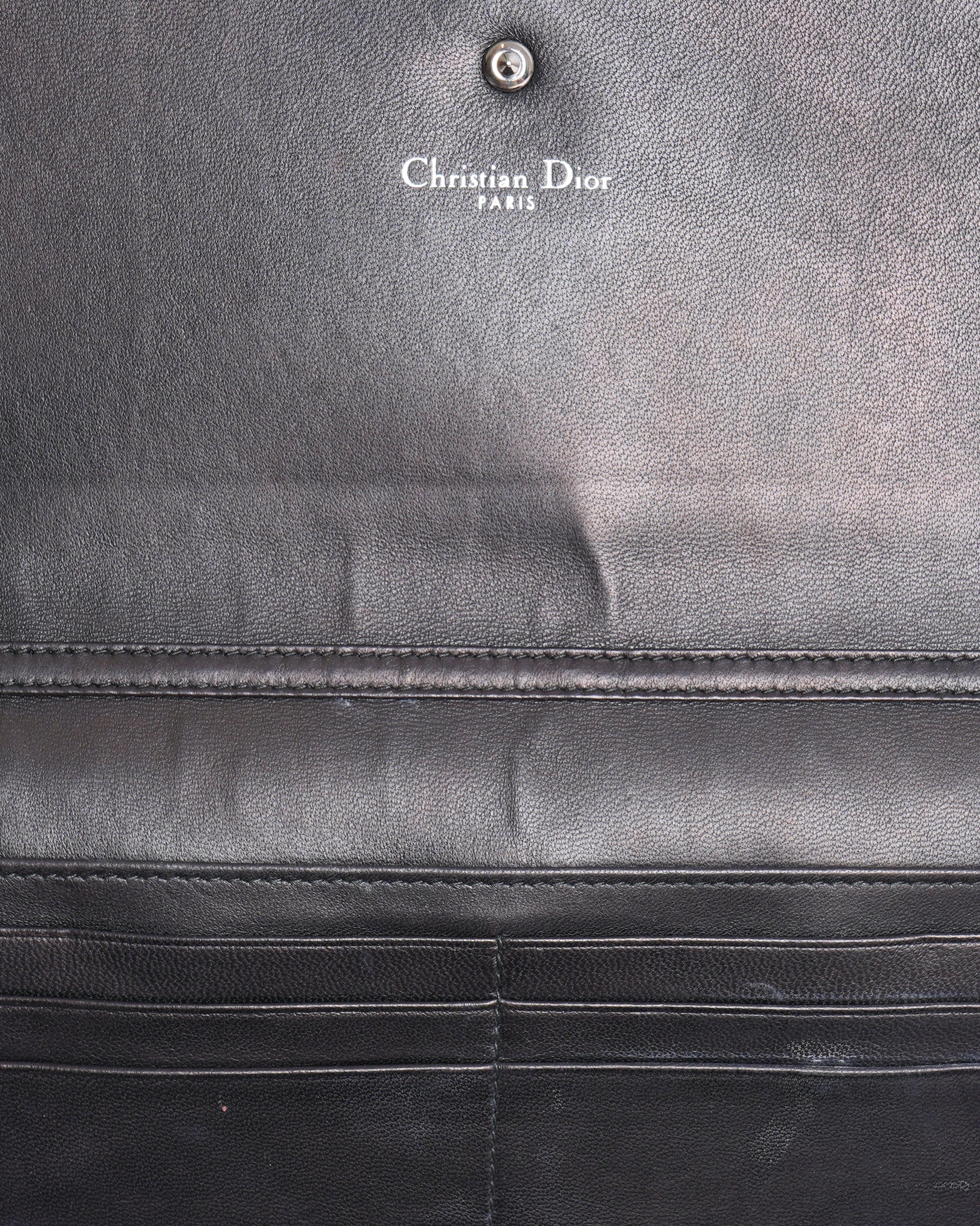 Dior Christian Dior Leather Diorama Wallet On Chain