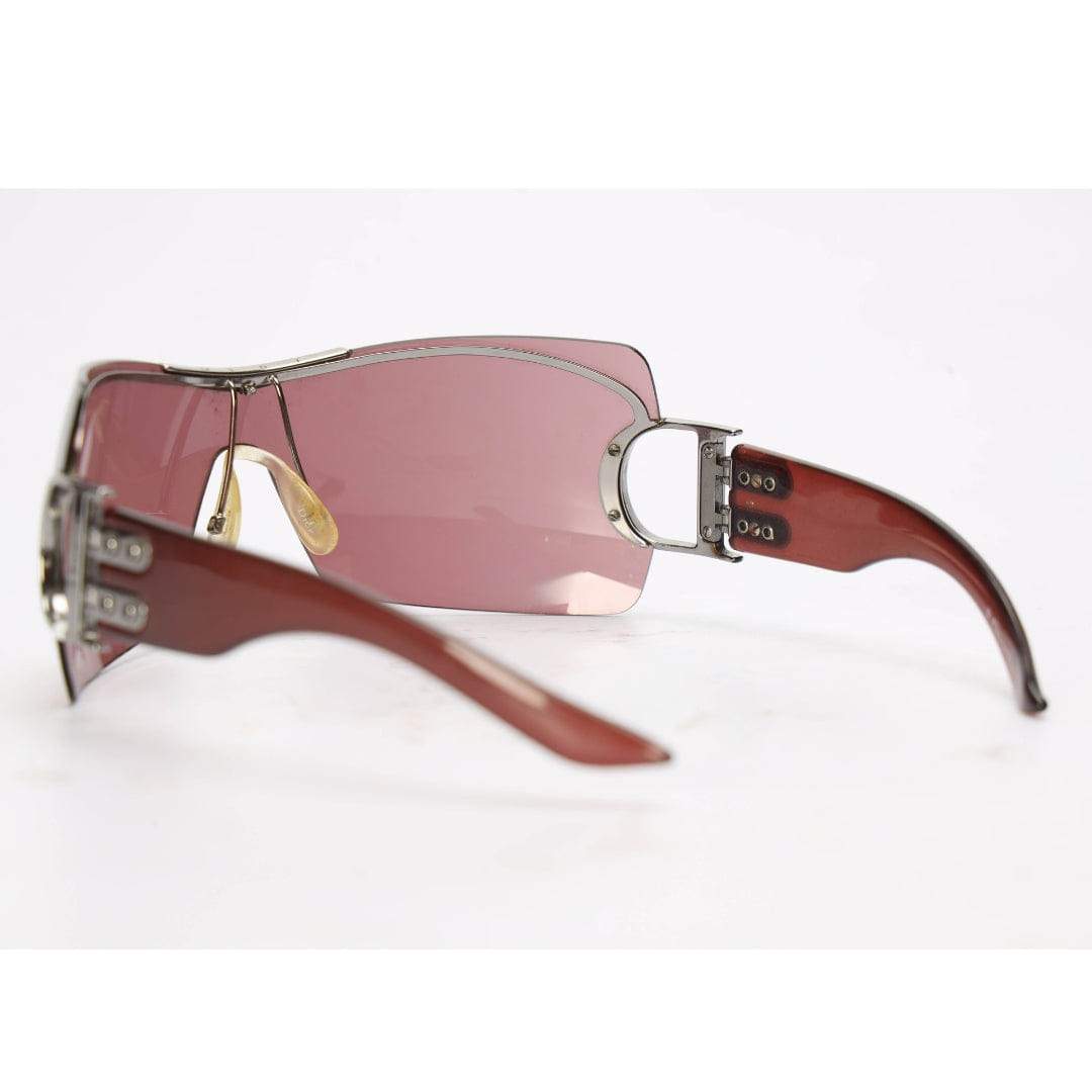 Dior Tortoise Frame Airspeed Shield Sunglasses