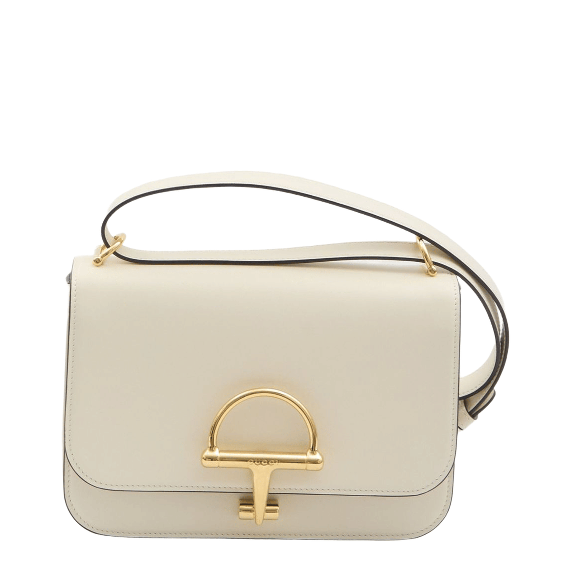 Gucci Siena Small Calf Leather Crossbody - Ivory