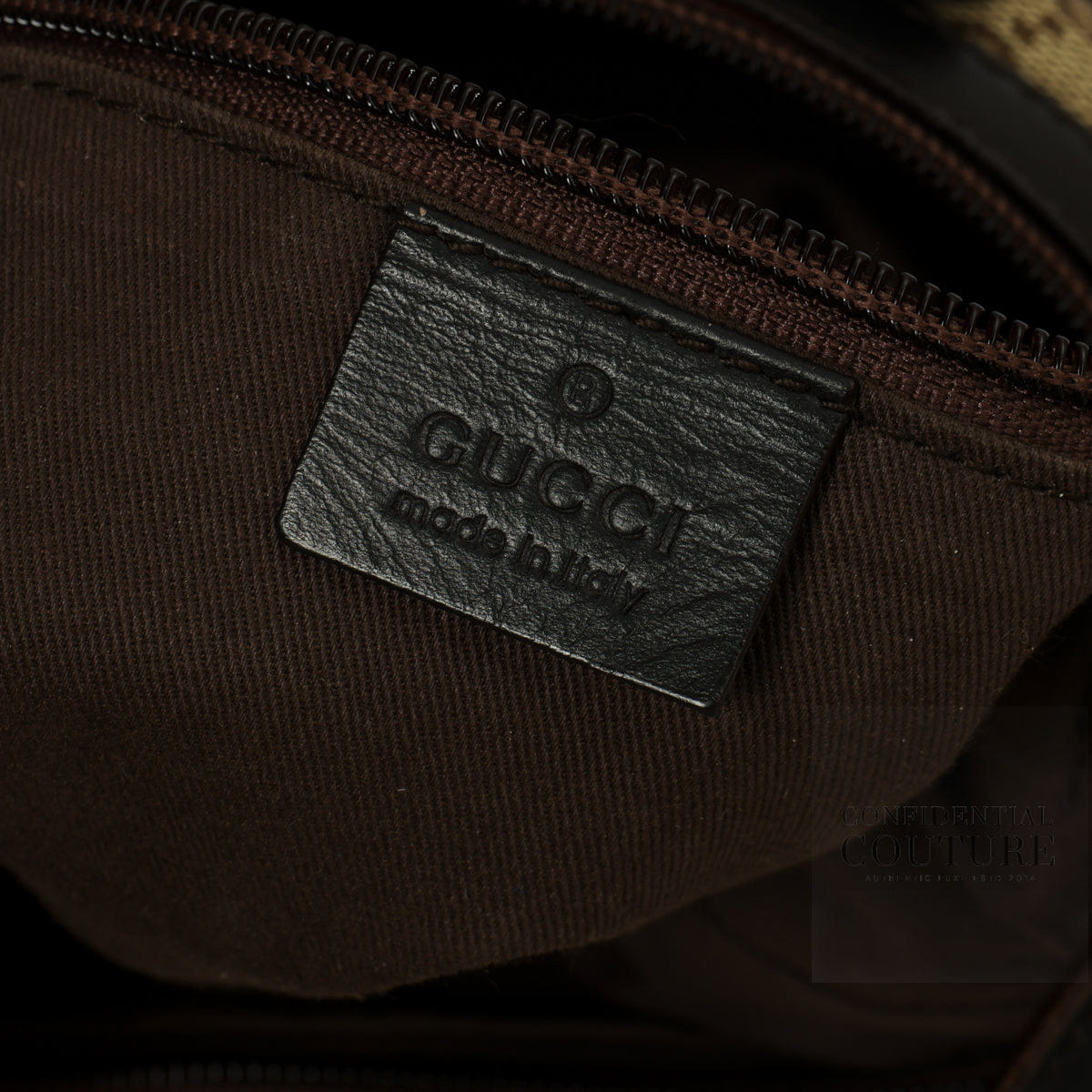 Gucci GG Canvas Brown/Beige Small Hobo Bag