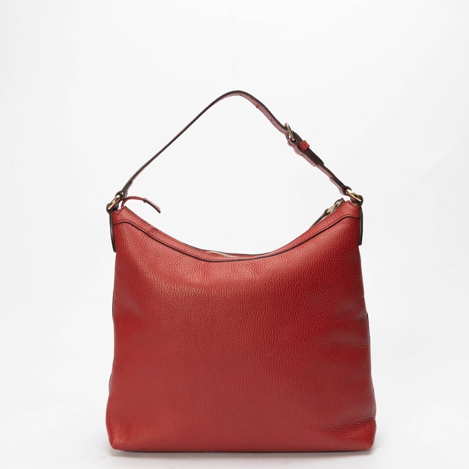 Gucci GG Charm Red Hobo Bag