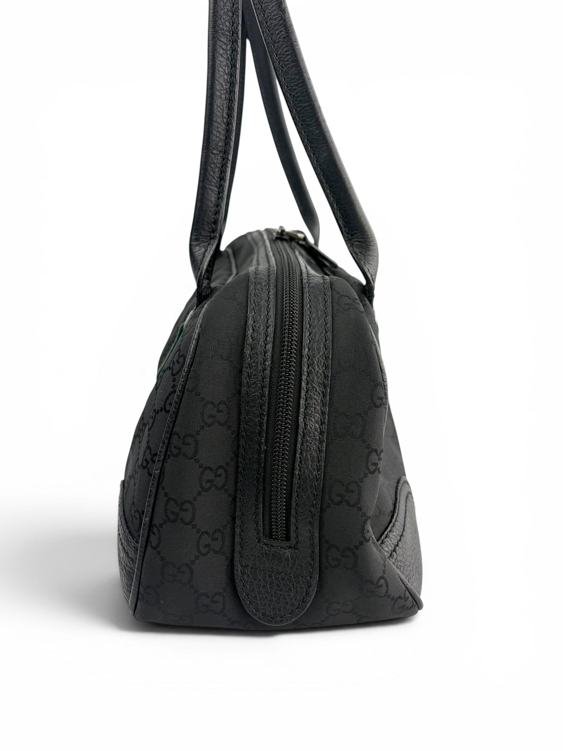 Gucci Black Monogram Princy Boston Bag