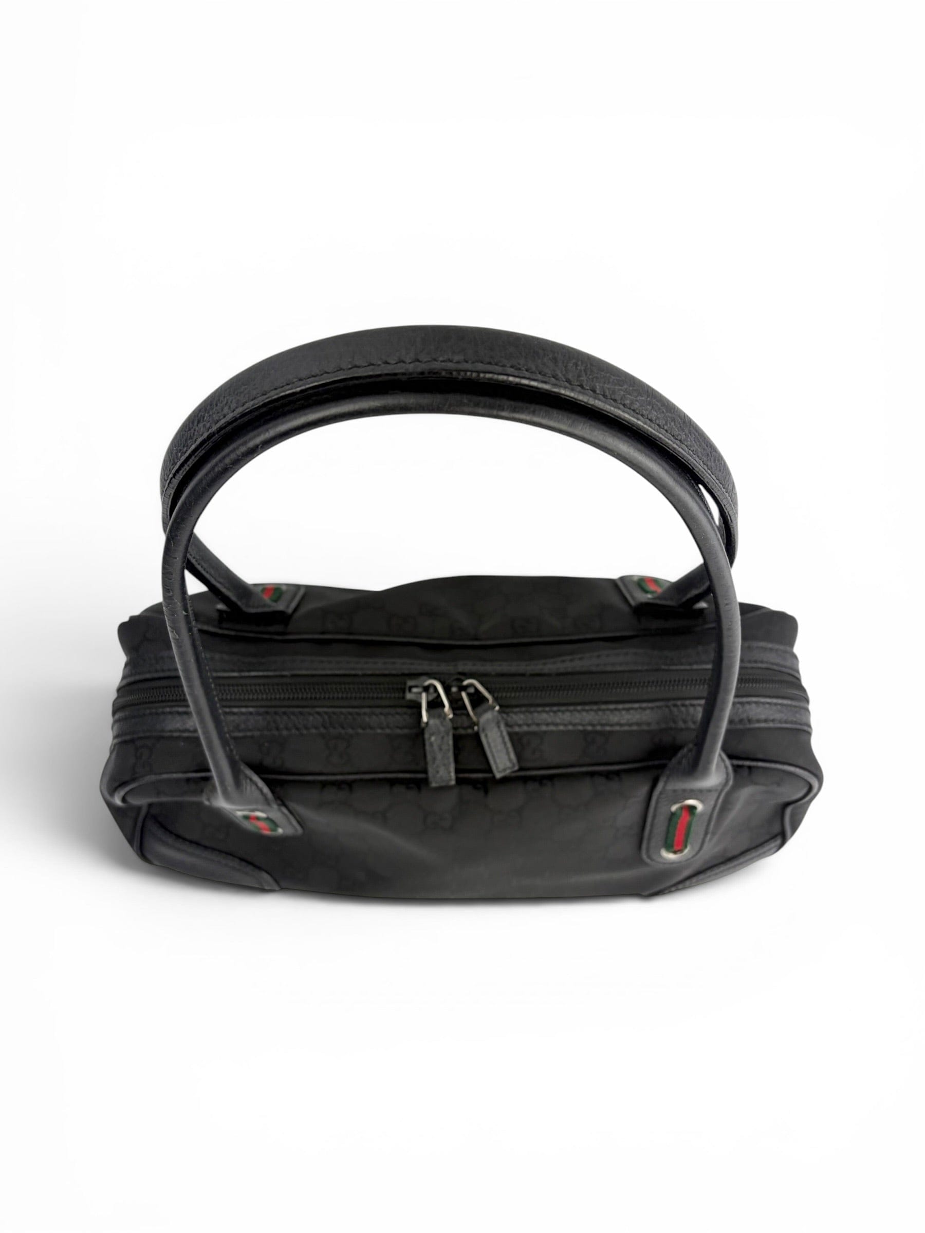 Gucci Black Monogram Princy Boston Bag