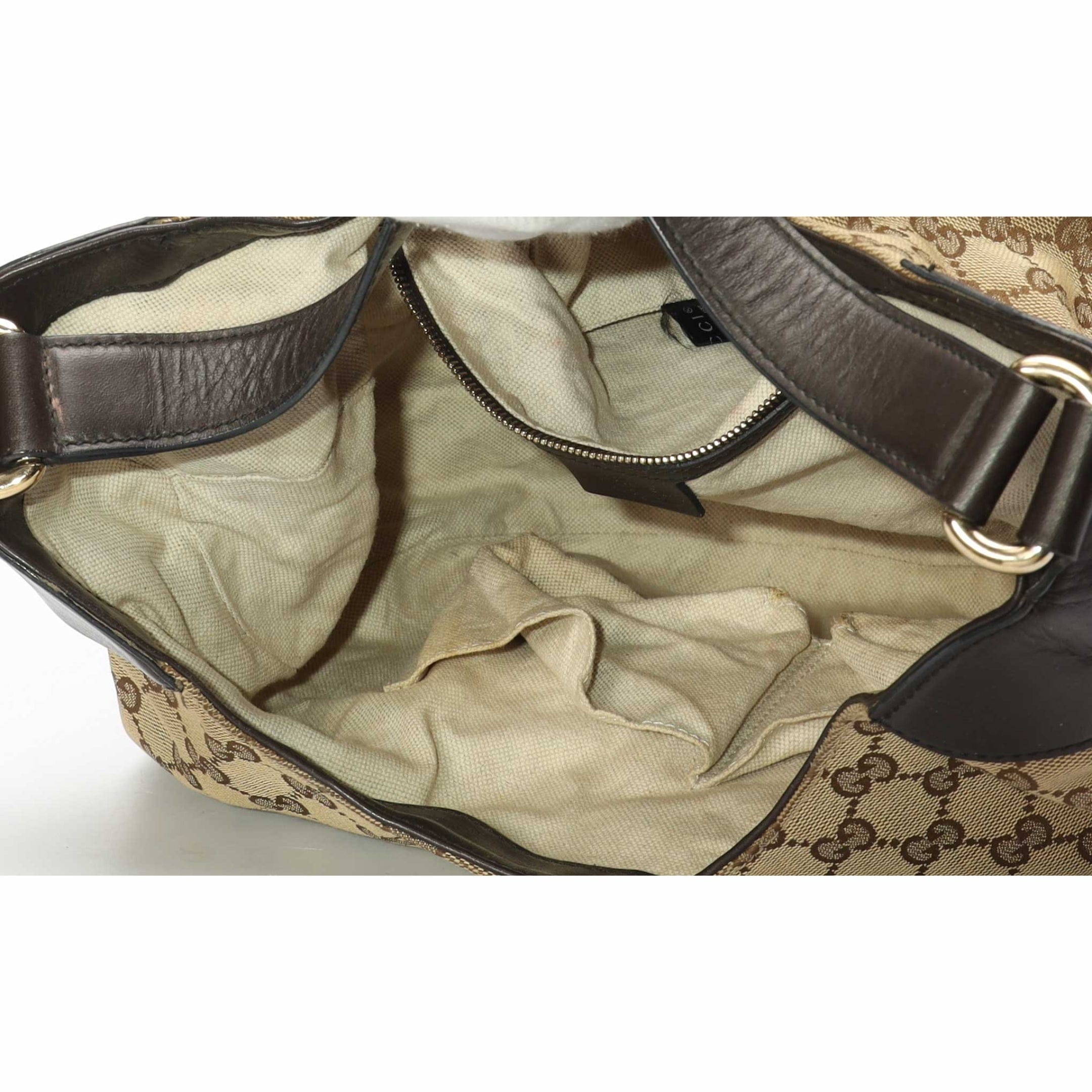 Gucci GG Canvas Emily Original Chain Hobo Bag