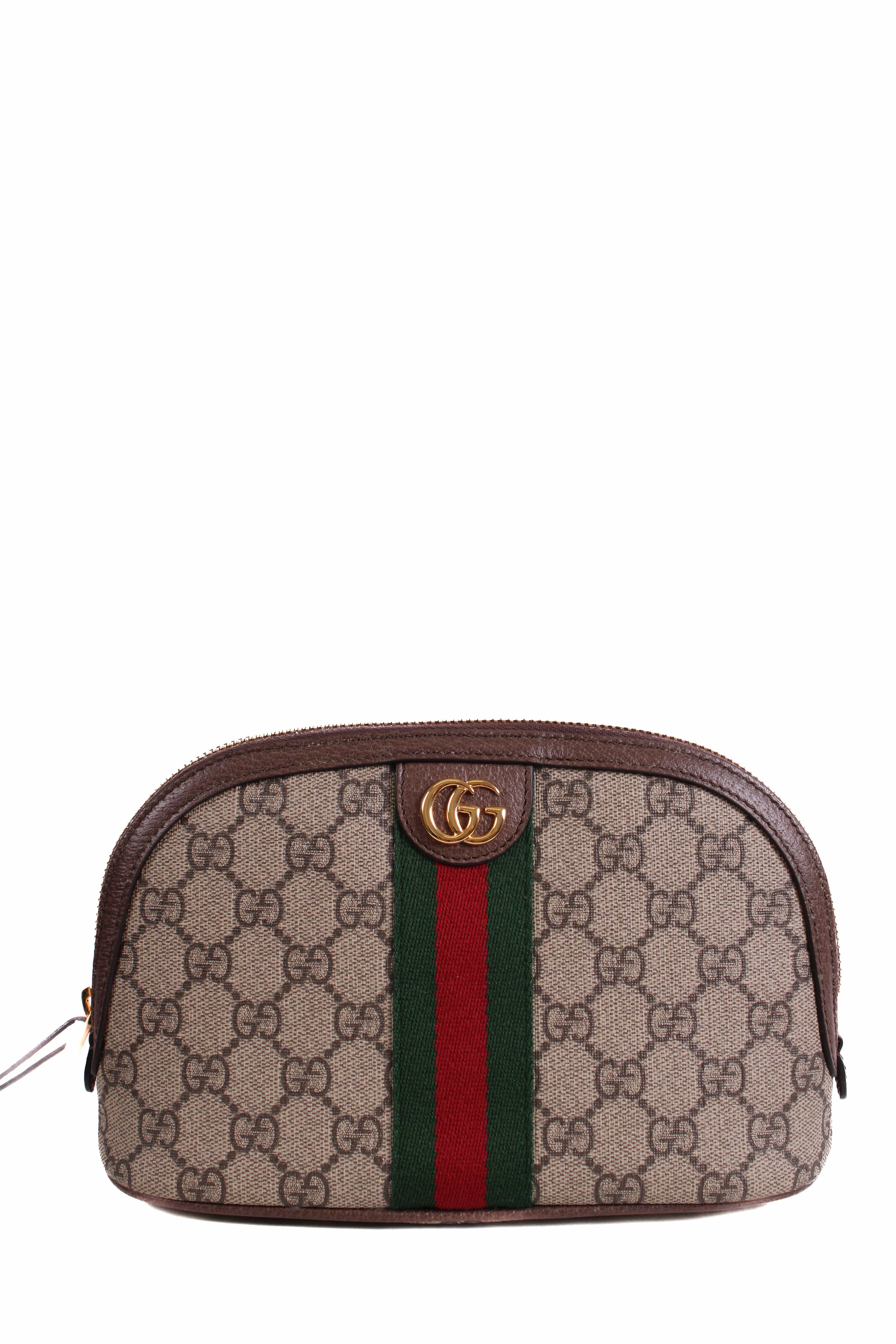 Gucci Ophidia Cosmetic Pouch Beige