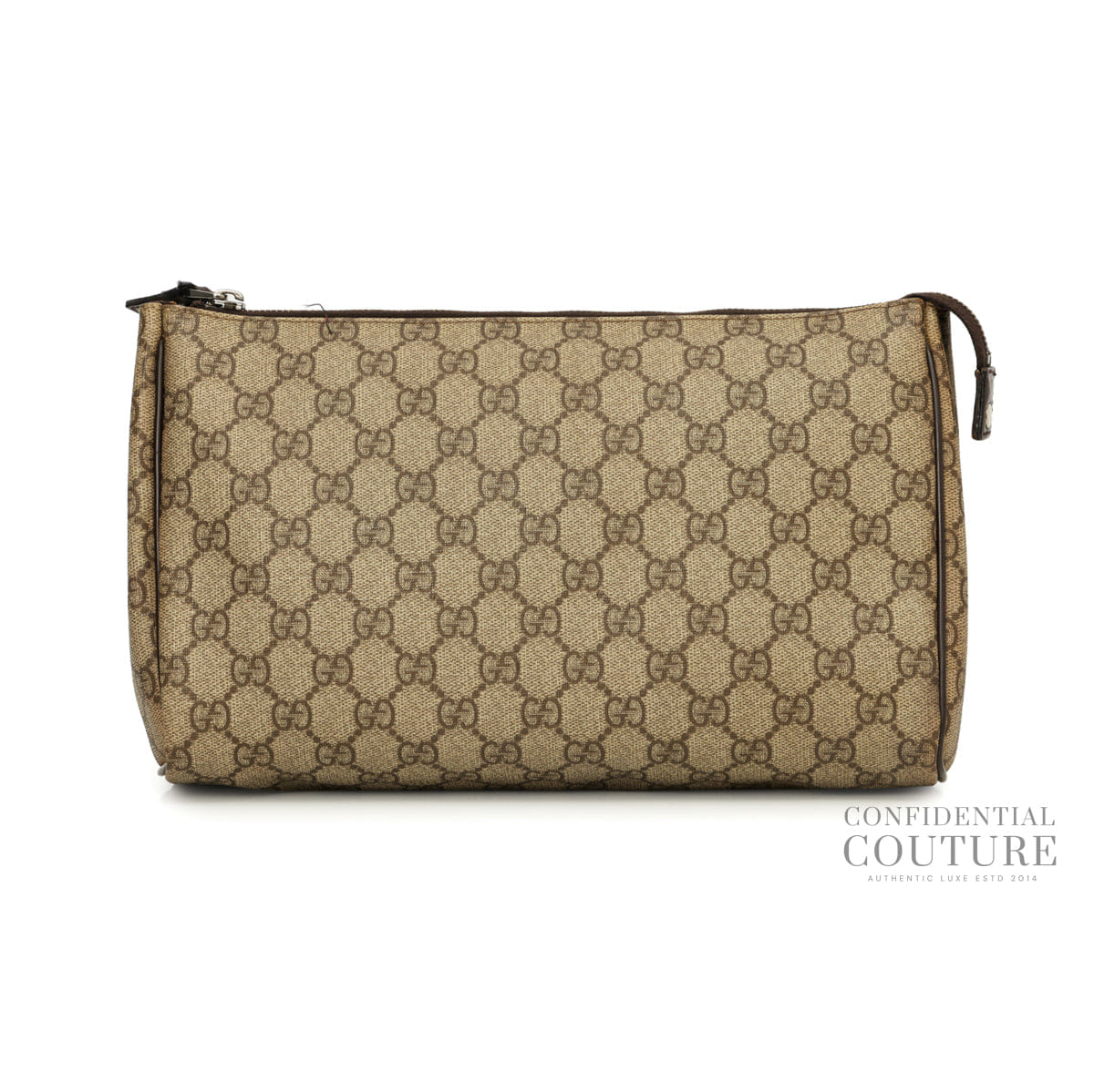Gucci Beige/Ebony GG Plus Canvas Pochette