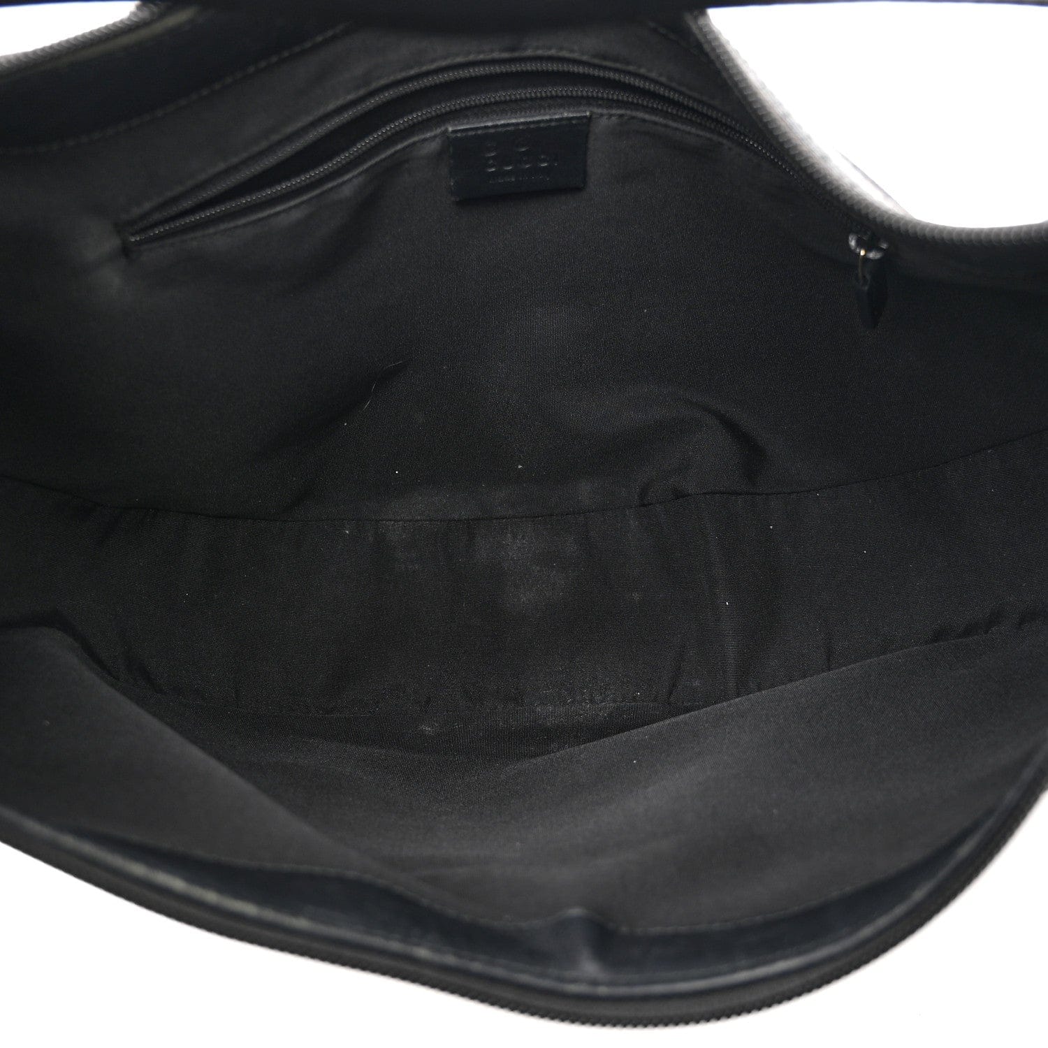 Gucci Monogram Half Moon Hobo Black