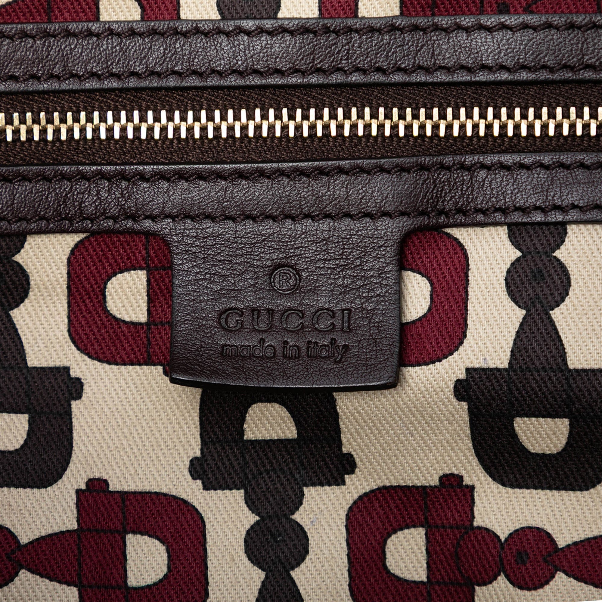 Gucci Large Guccissima Hysteria Satchel