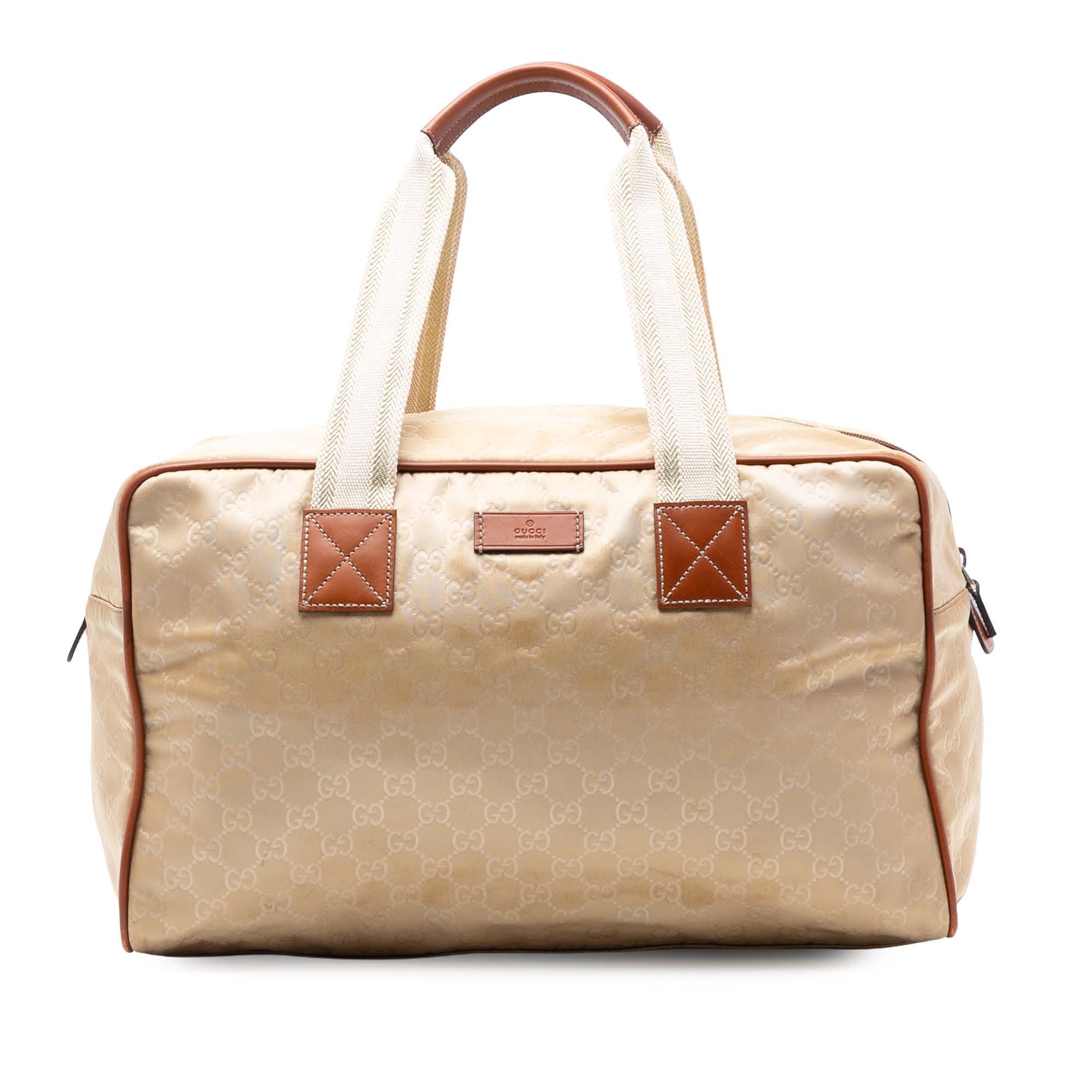 Gucci GG Nylon Web Travel Bag